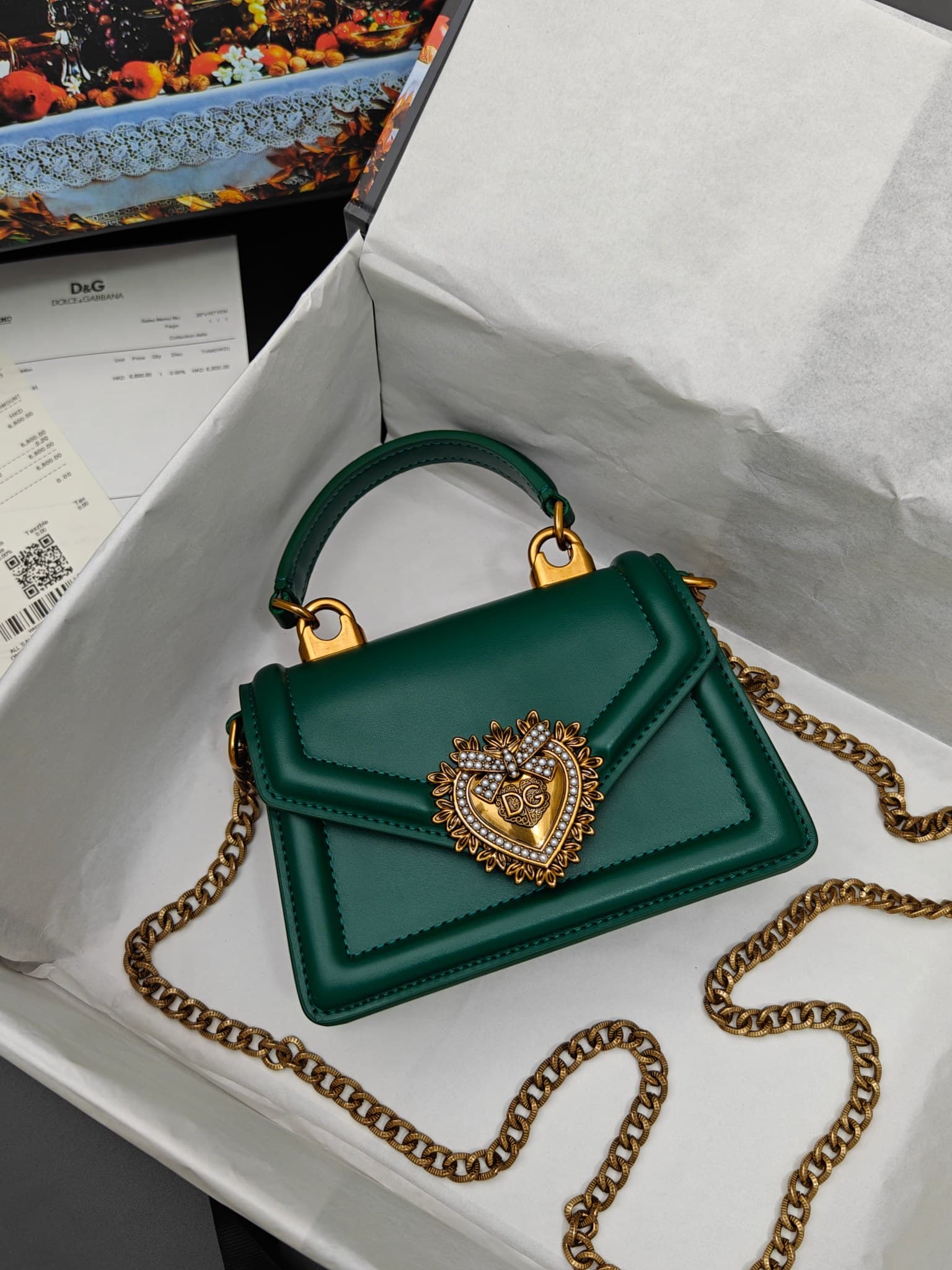 DG杜嘉班纳 Gold Crossbody Bag