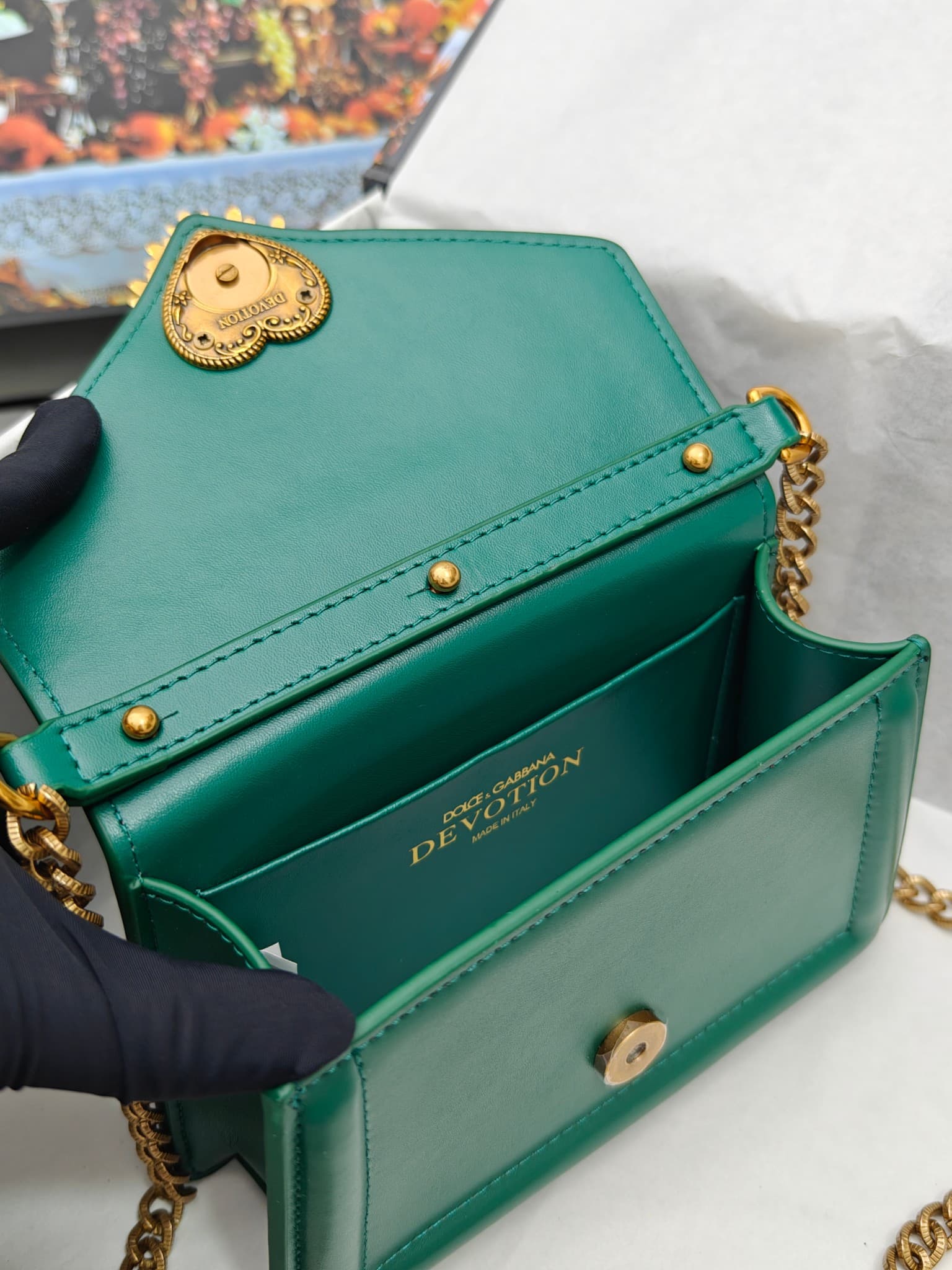 DG杜嘉班纳 Gold Crossbody Bag