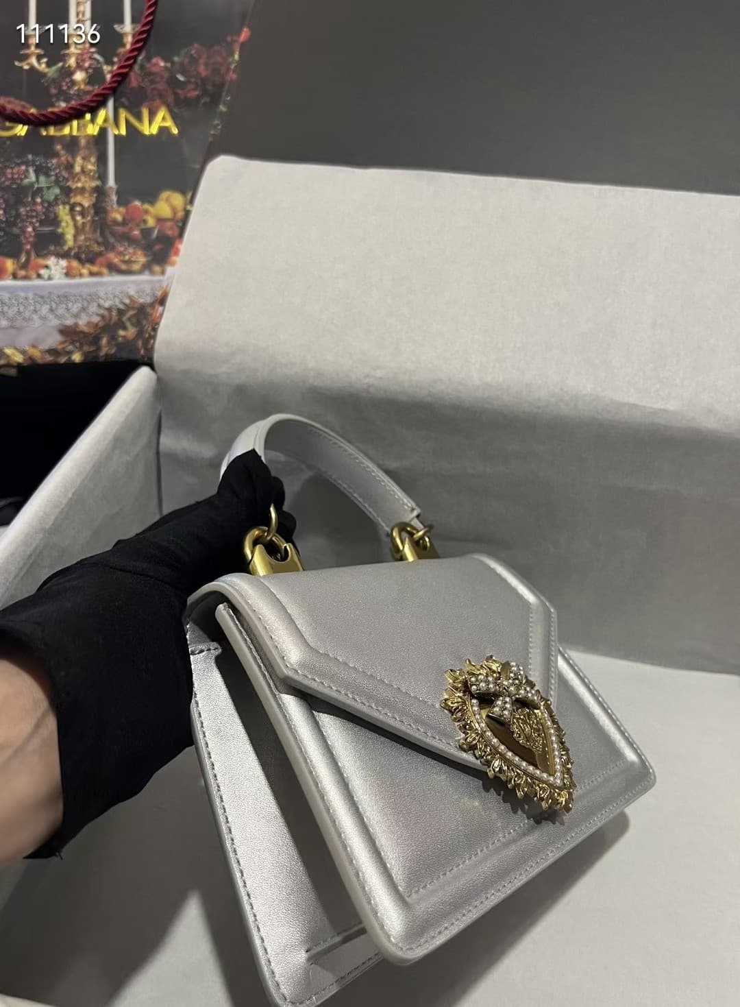 DG杜嘉班纳 Gold Crossbody Bag