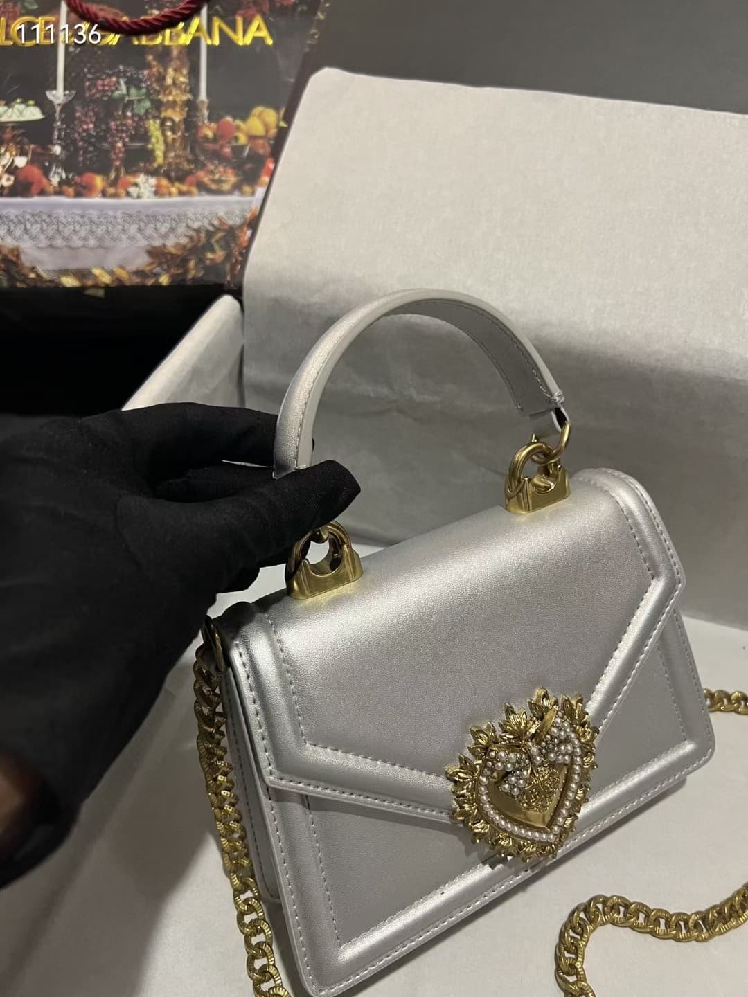 DG杜嘉班纳 Gold Crossbody Bag