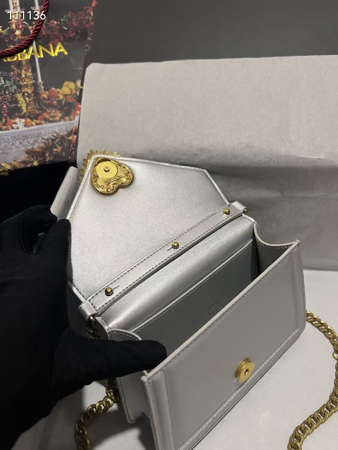 DG杜嘉班纳 Gold Crossbody Bag