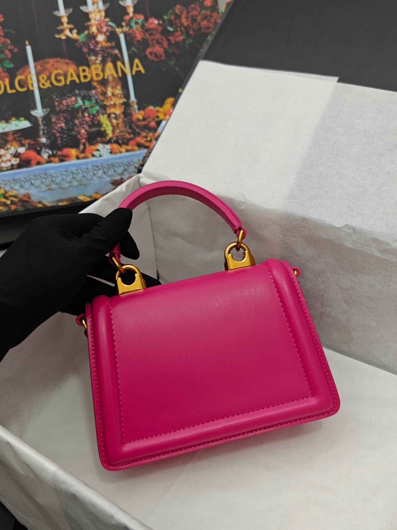 DG杜嘉班纳 Gold Crossbody Bag