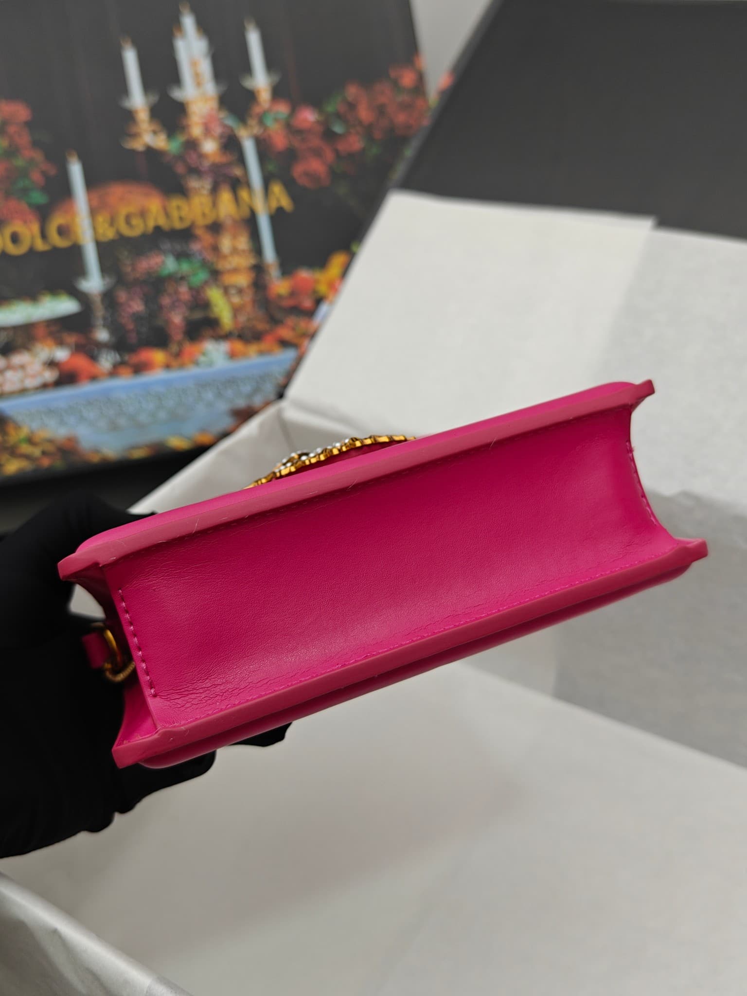 DG杜嘉班纳 Gold Crossbody Bag