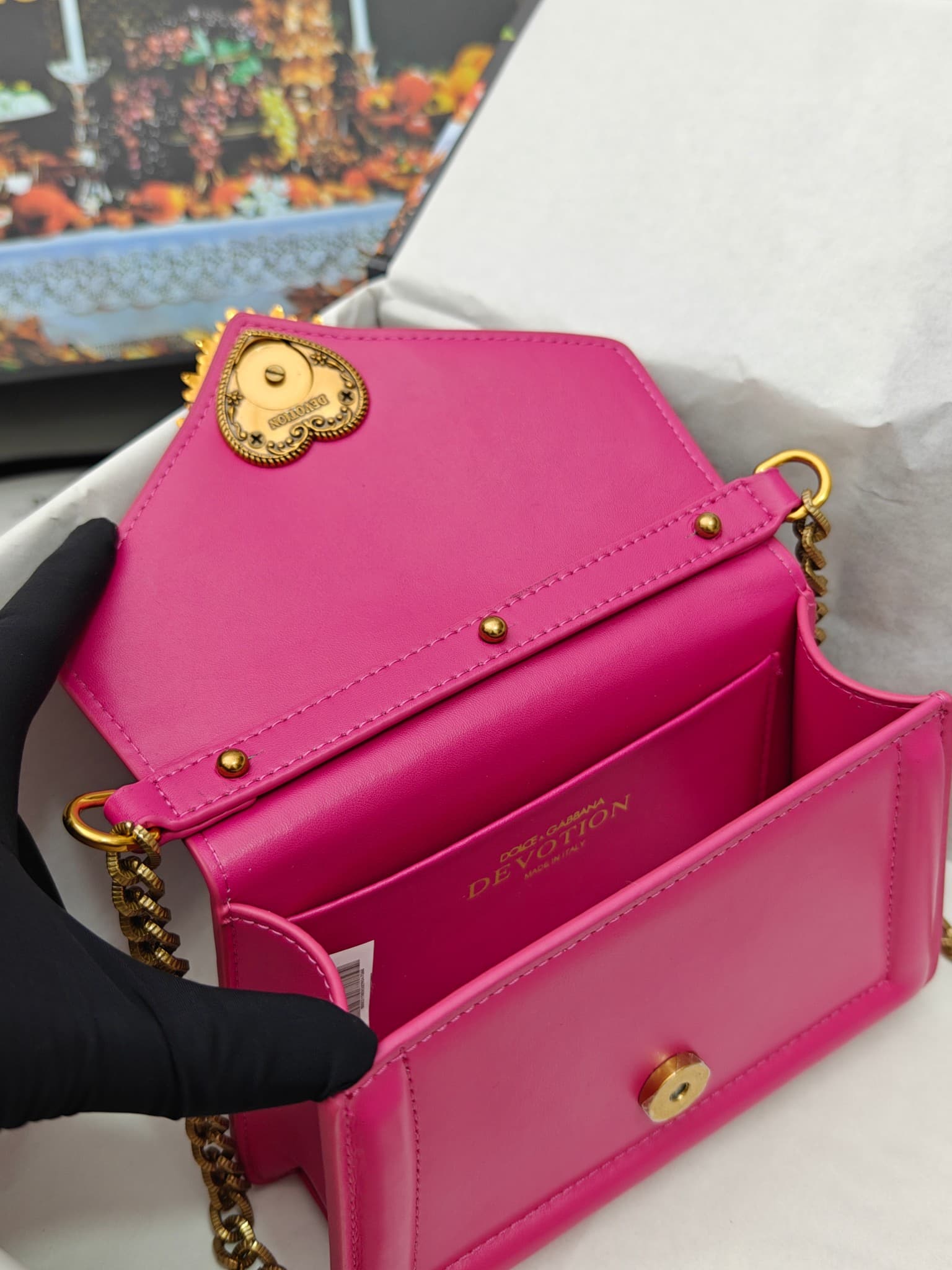 DG杜嘉班纳 Gold Crossbody Bag