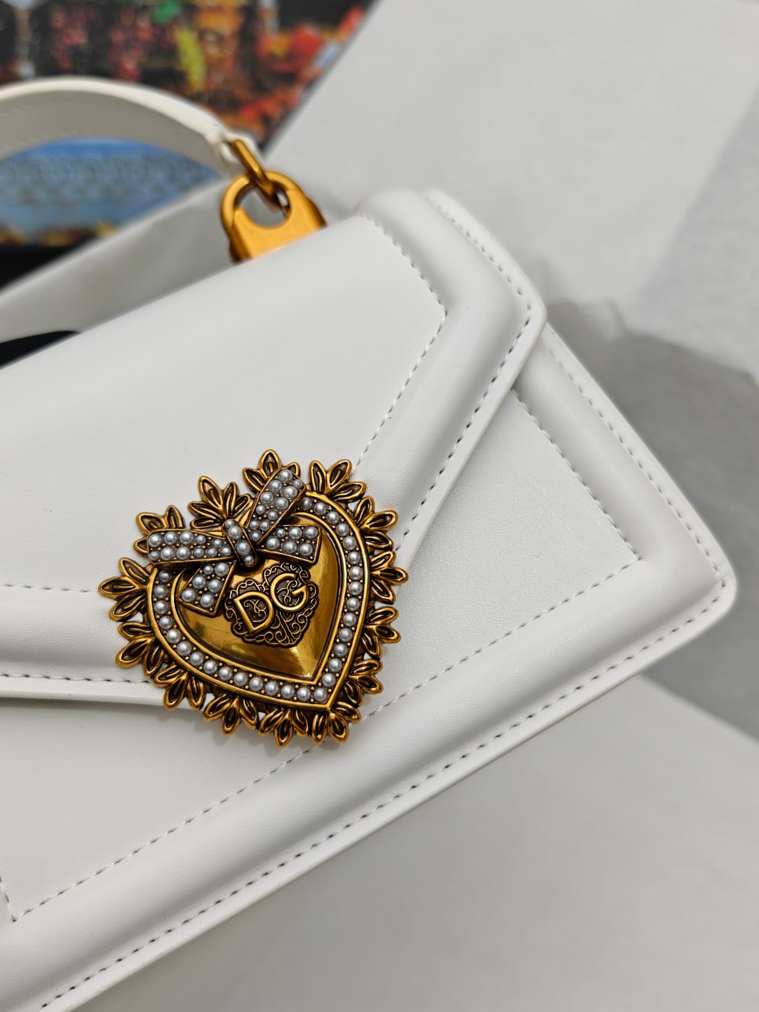 DG杜嘉班纳 Gold Crossbody Bag
