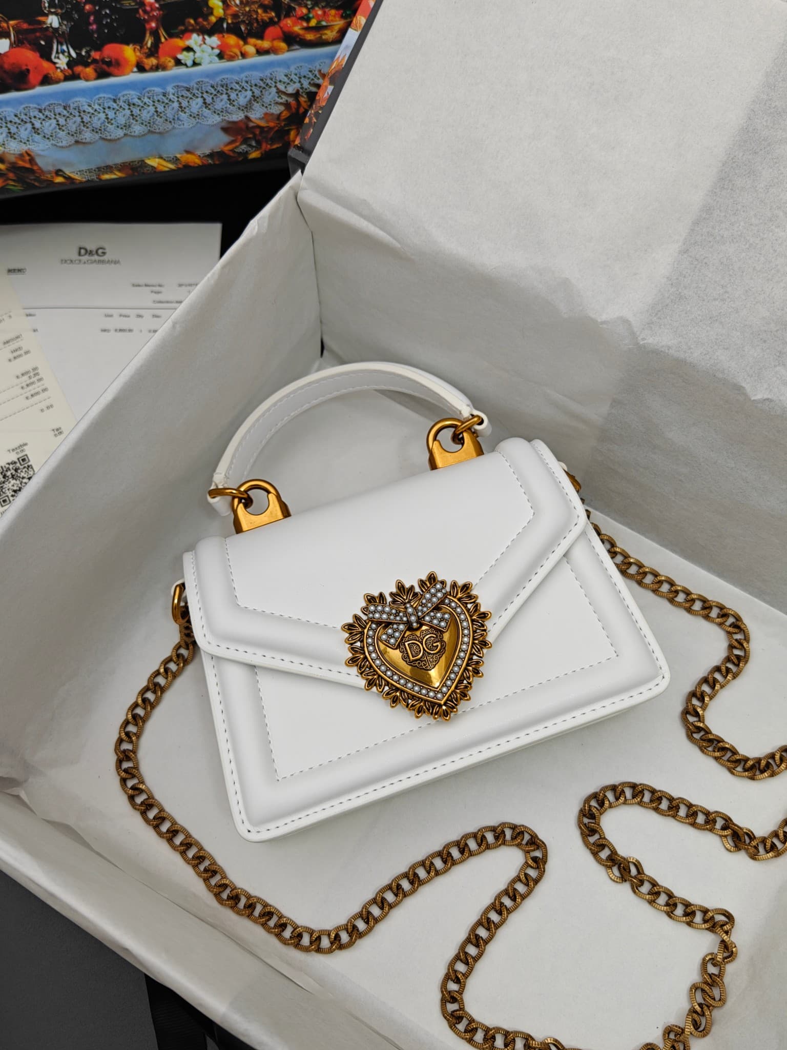 DG杜嘉班纳 Gold Crossbody Bag