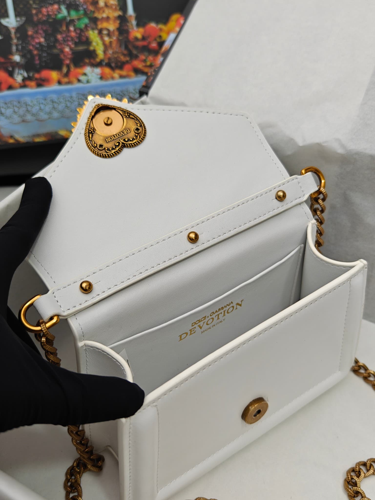 DG杜嘉班纳 Gold Crossbody Bag
