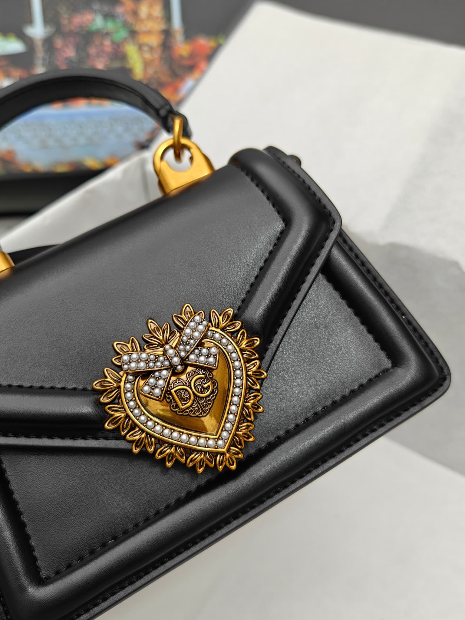 DG杜嘉班纳 Gold Crossbody Bag