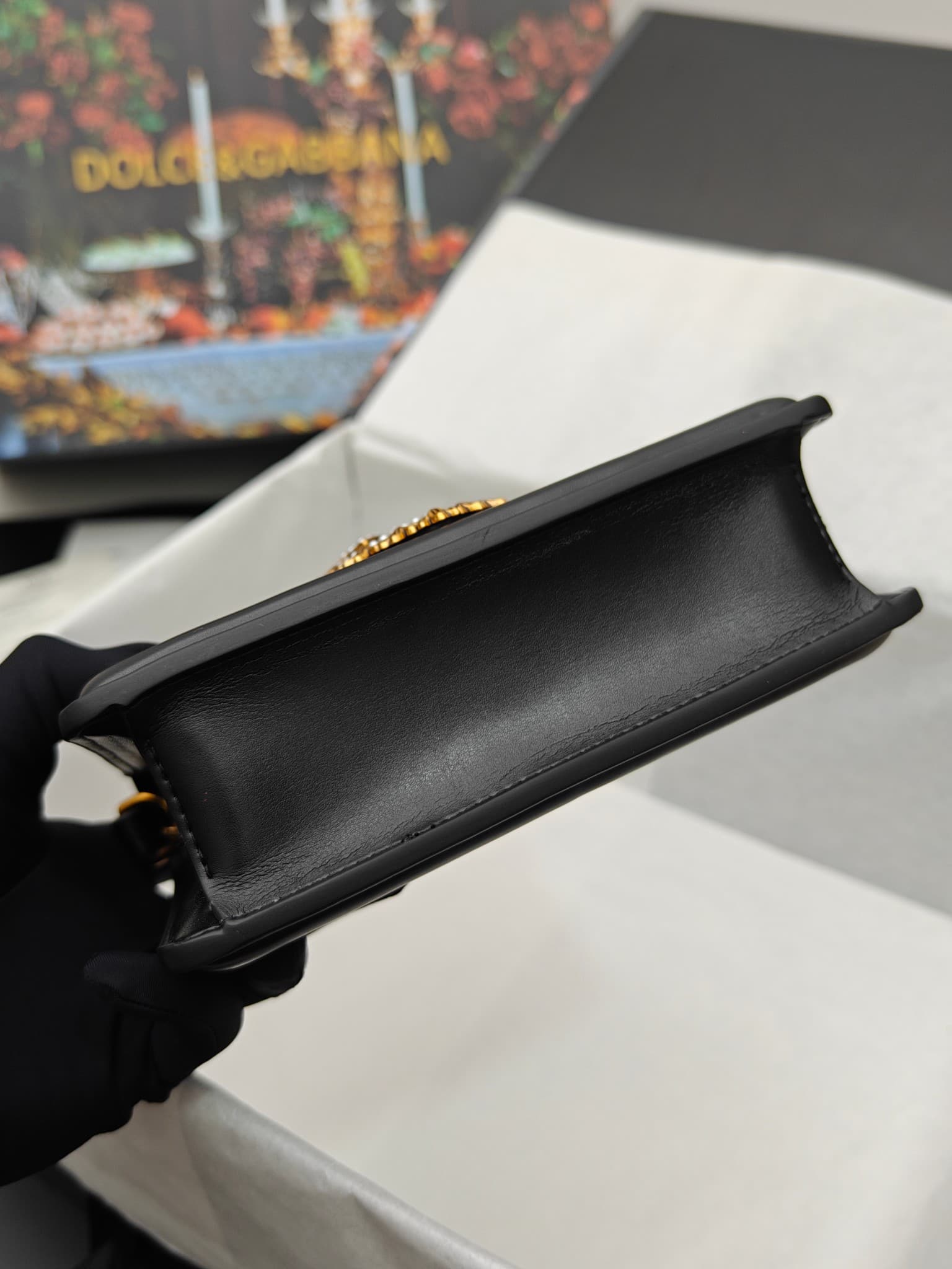 DG杜嘉班纳 Gold Crossbody Bag