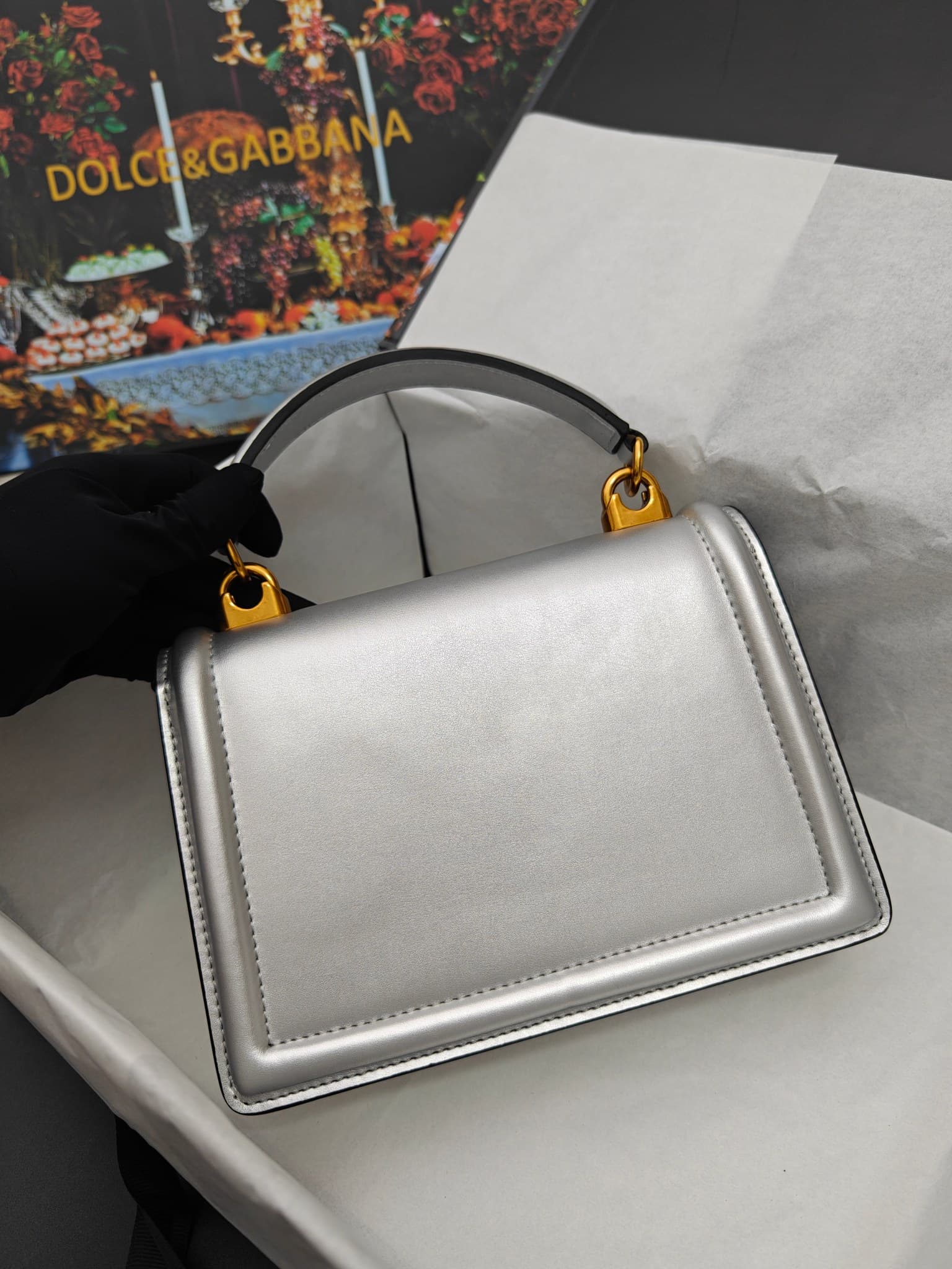 DG杜嘉班纳 Gold Crossbody Bag