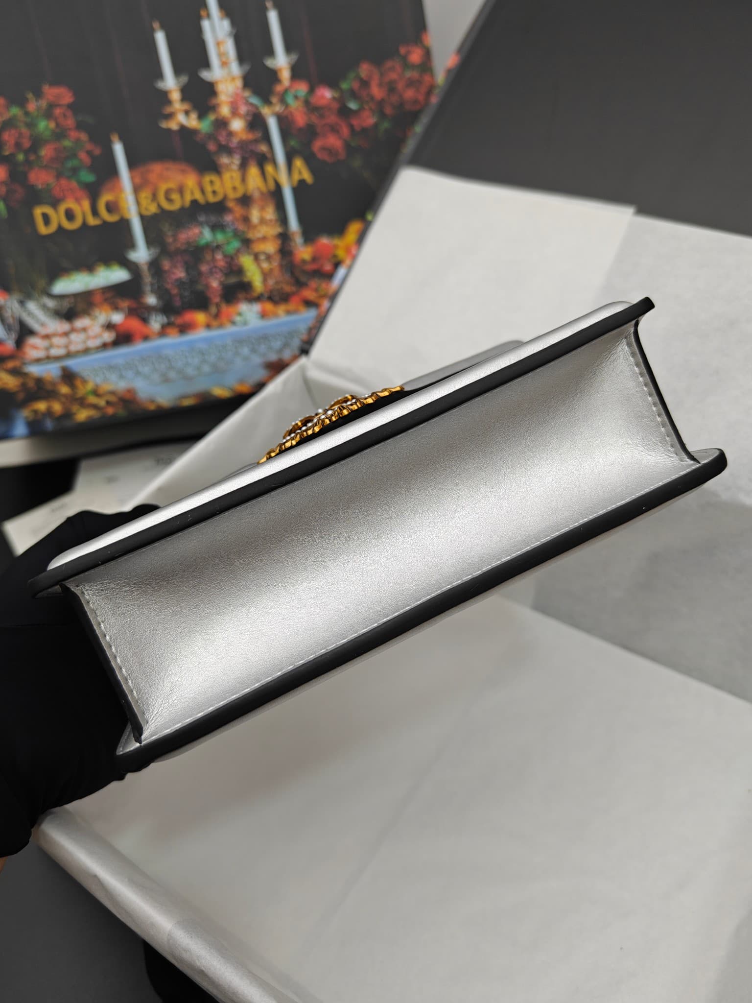 DG杜嘉班纳 Gold Crossbody Bag