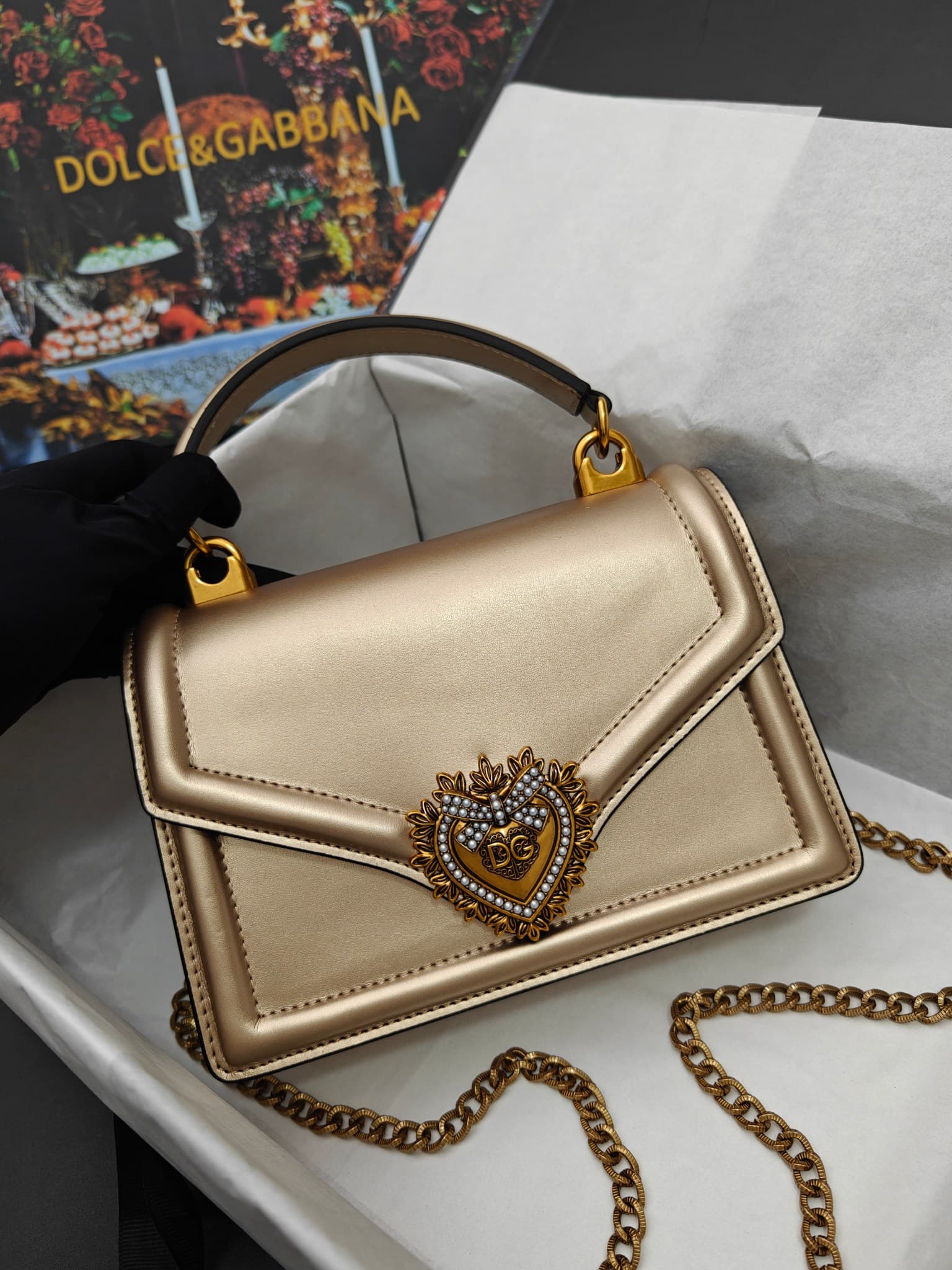 Dolce & Gabbana Gold Bags
