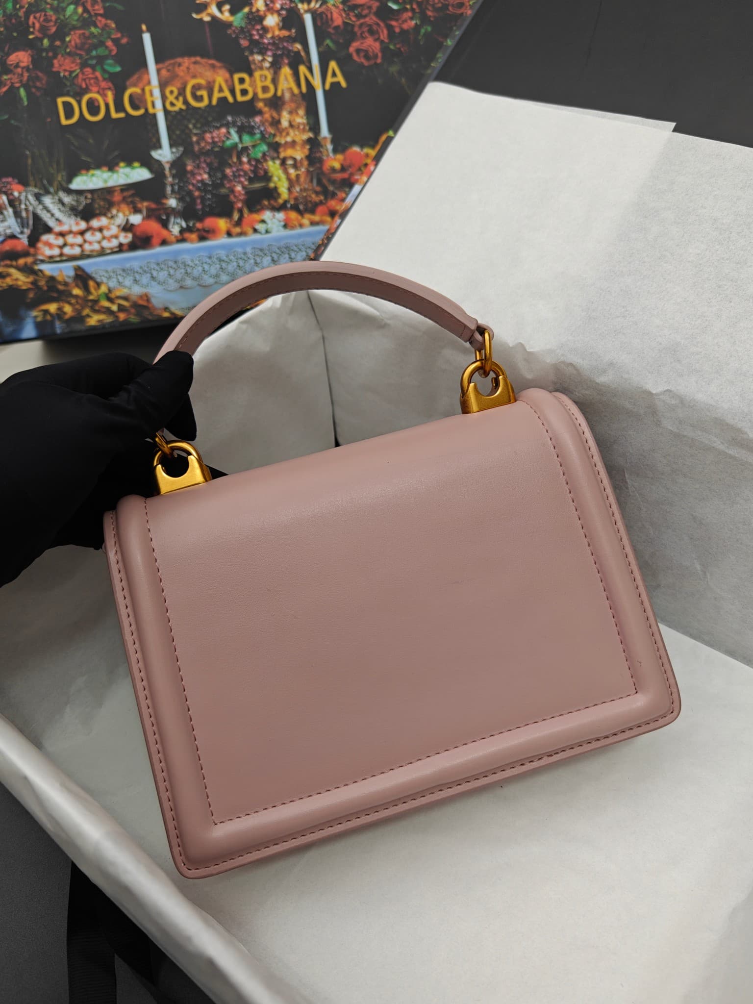 DG杜嘉班纳 Gold Crossbody Bag