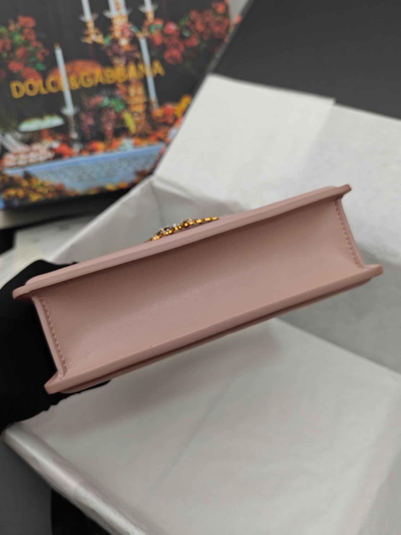 DG杜嘉班纳 Gold Crossbody Bag