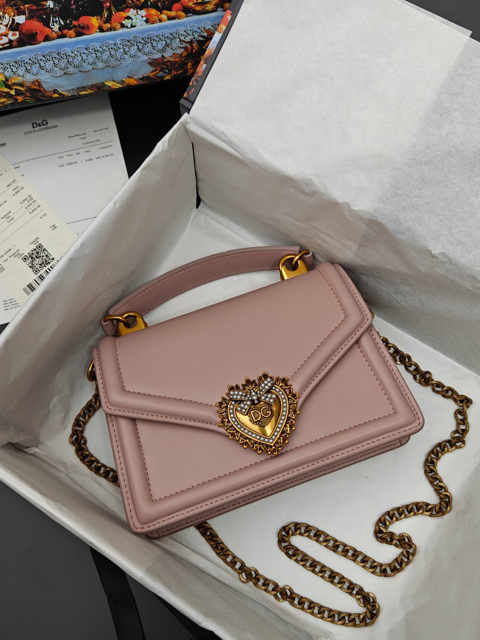 DG杜嘉班纳 Gold Crossbody Bag