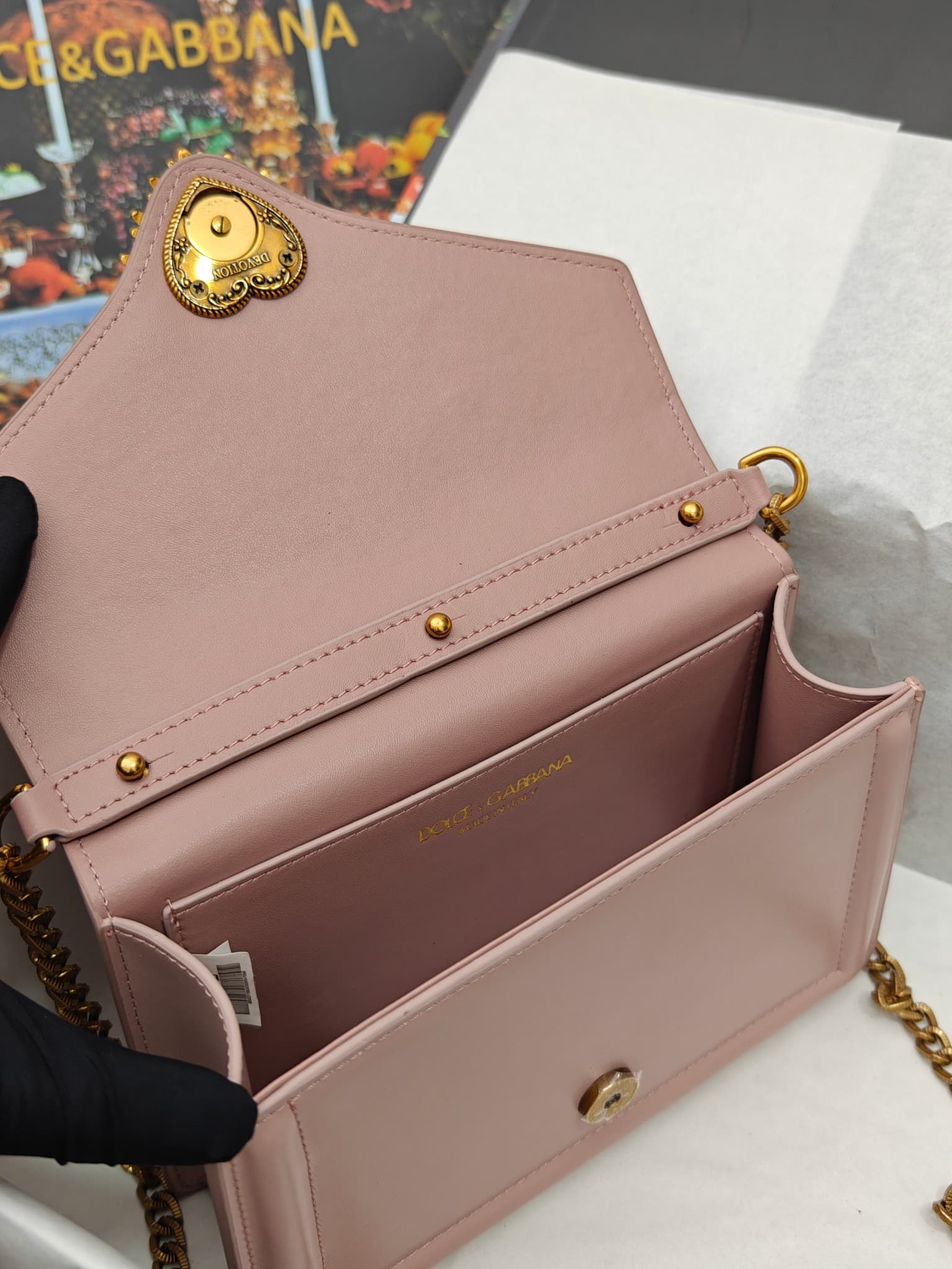 DG杜嘉班纳 Gold Crossbody Bag