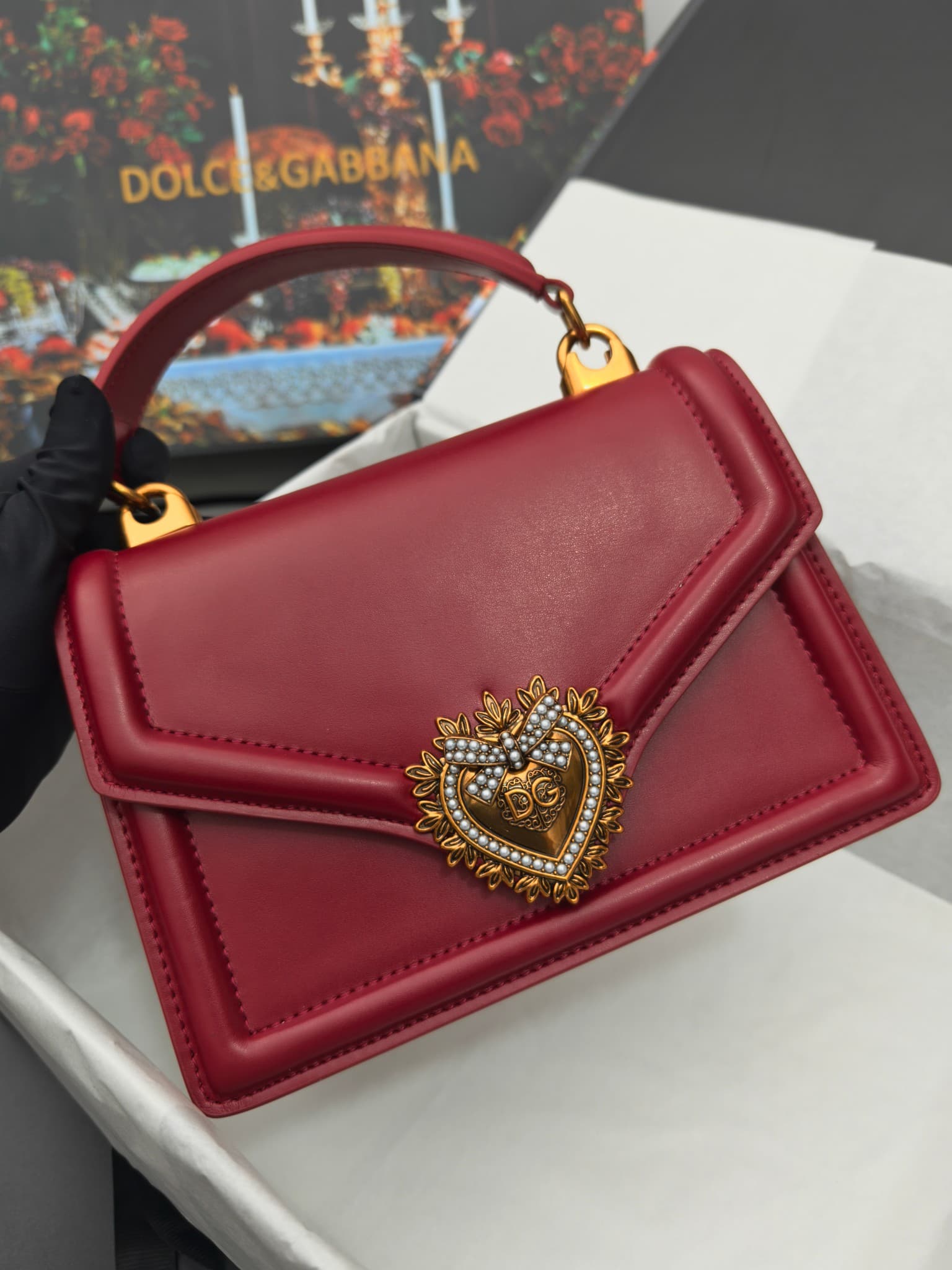 DG杜嘉班纳 Gold Crossbody Bag