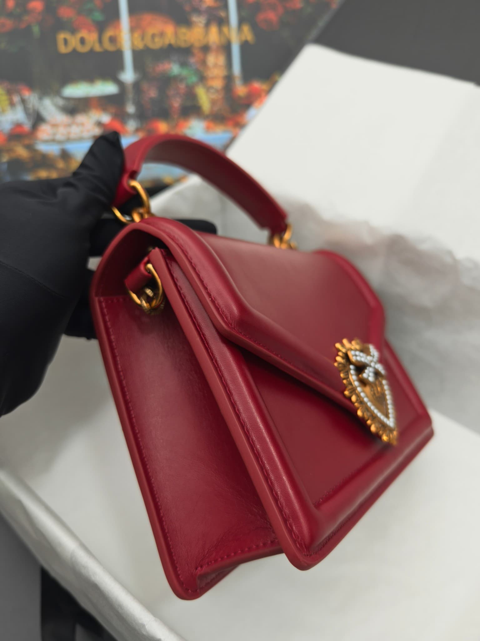 DG杜嘉班纳 Gold Crossbody Bag