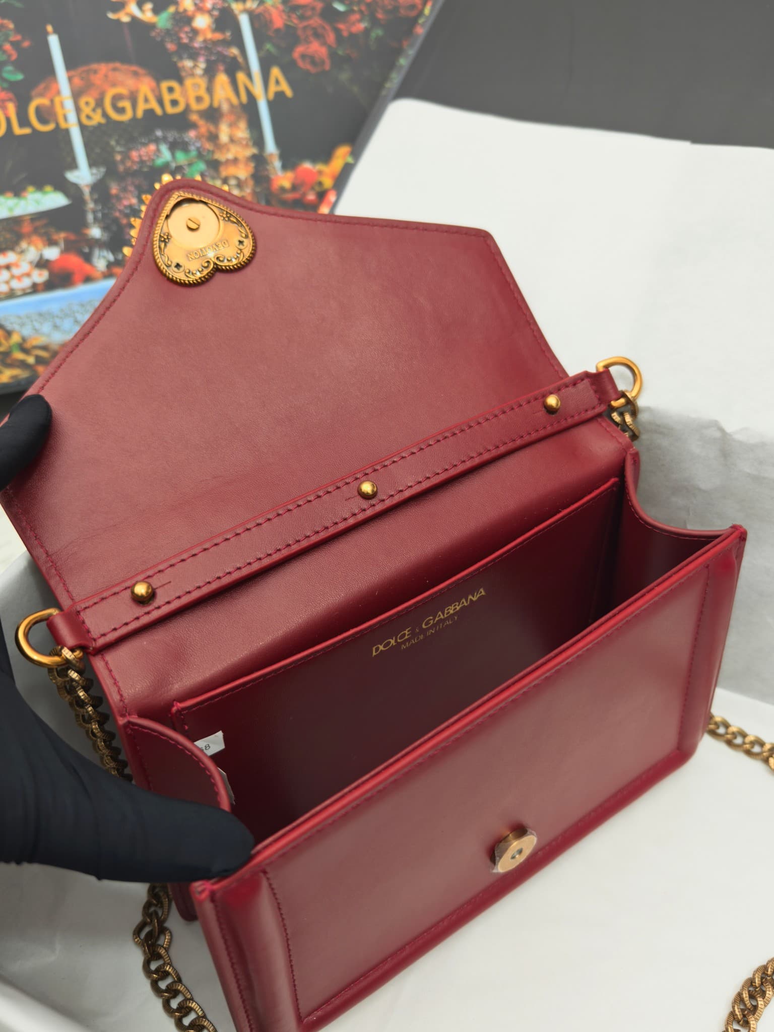 DG杜嘉班纳 Gold Crossbody Bag