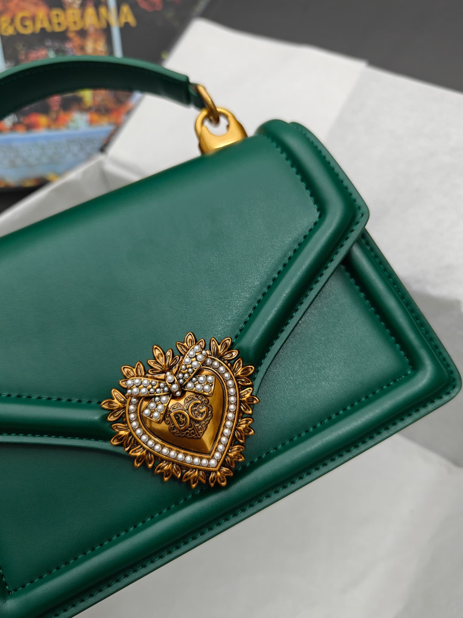 DG杜嘉班纳 Gold Crossbody Bag