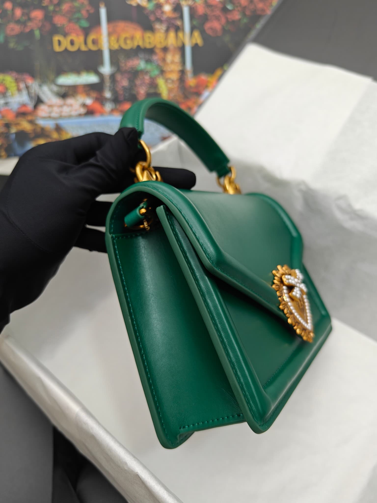 DG杜嘉班纳 Gold Crossbody Bag