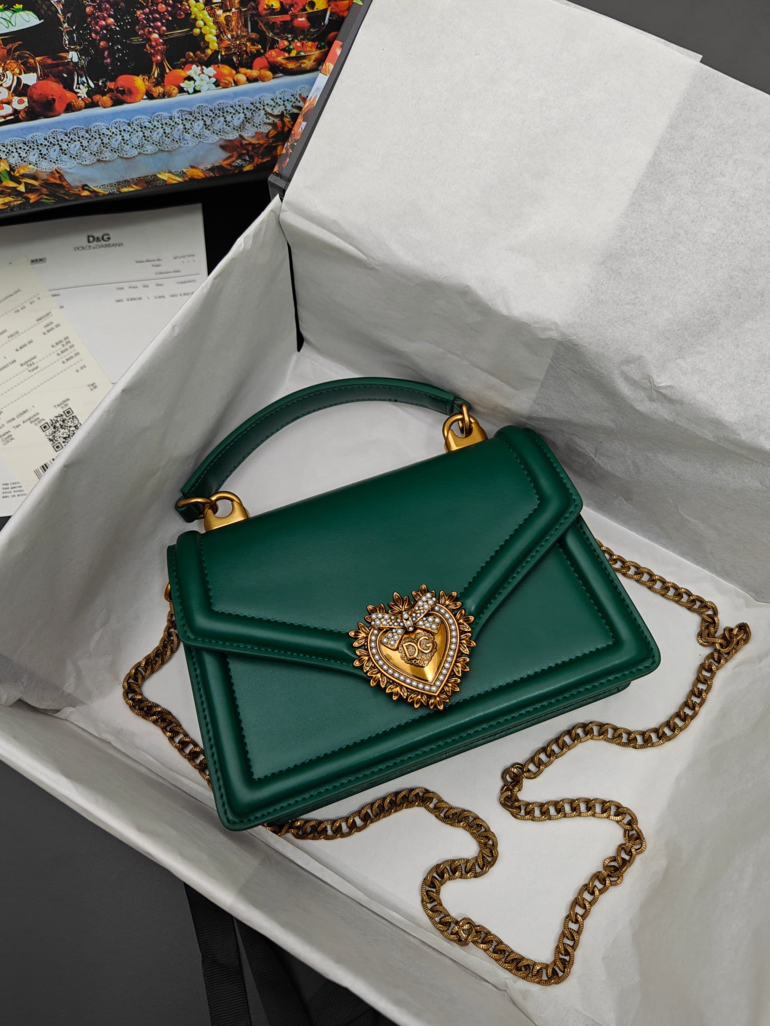 DG杜嘉班纳 Gold Crossbody Bag