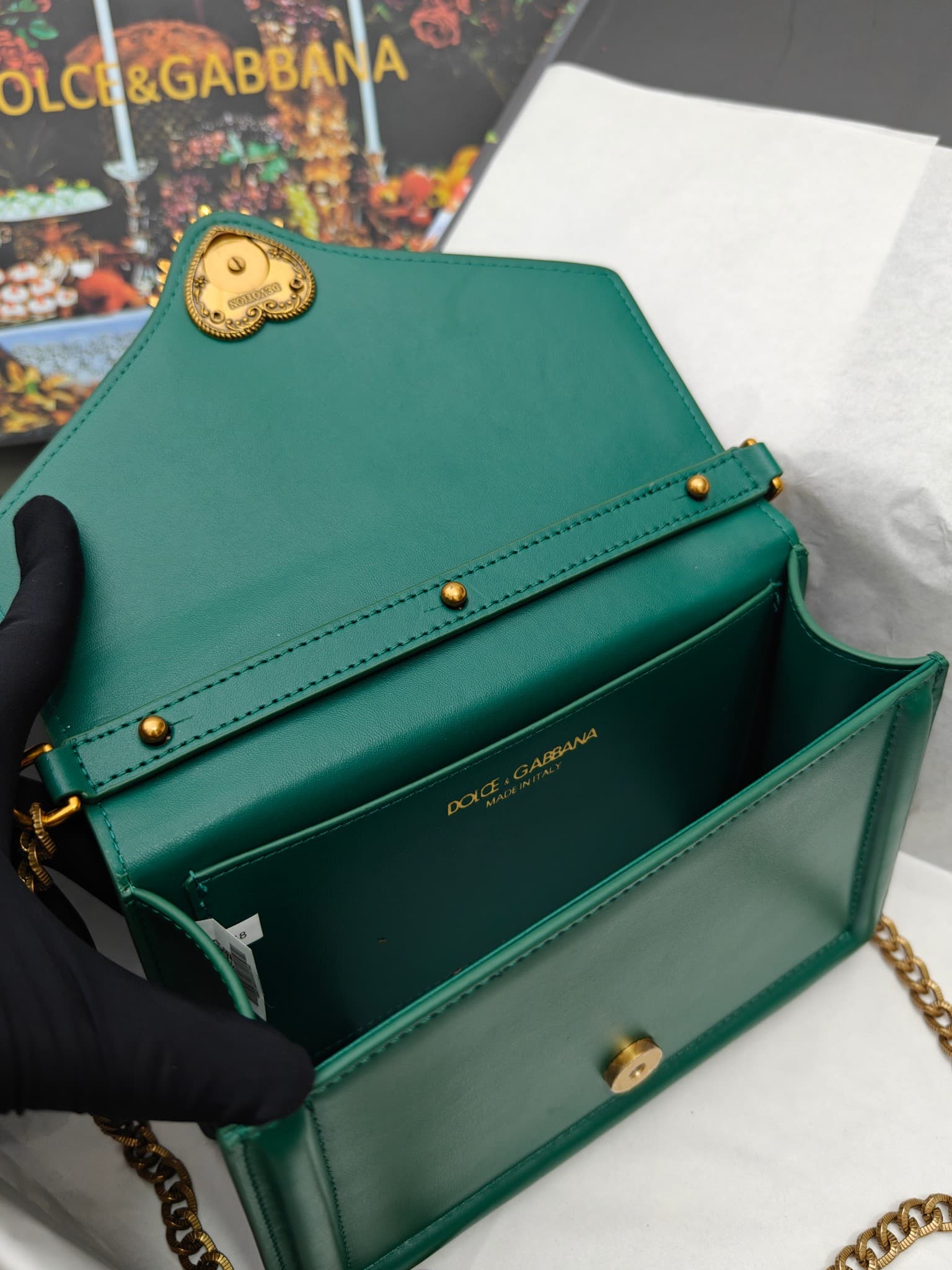 DG杜嘉班纳 Gold Crossbody Bag