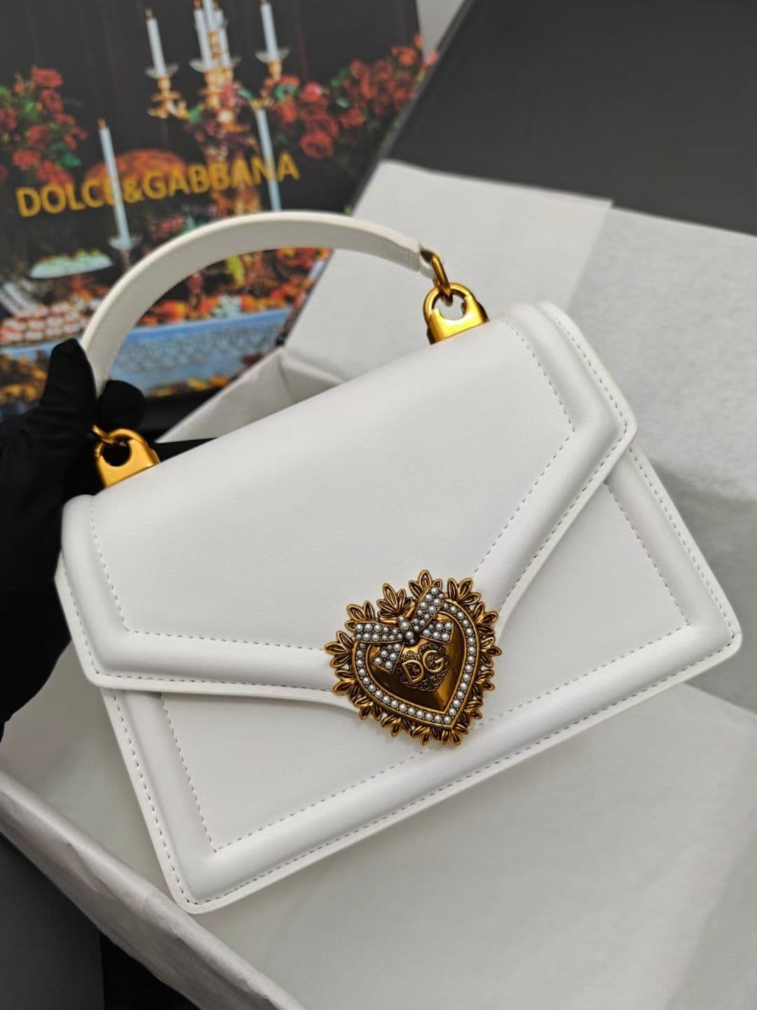 DG杜嘉班纳 Gold Crossbody Bag