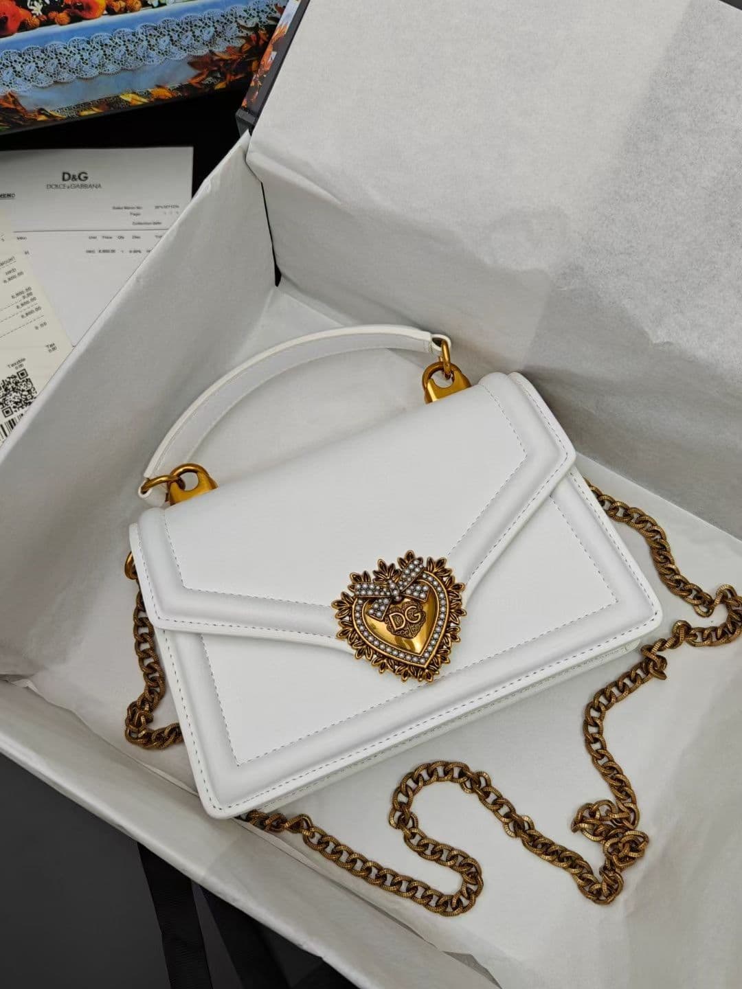DG杜嘉班纳 Gold Crossbody Bag