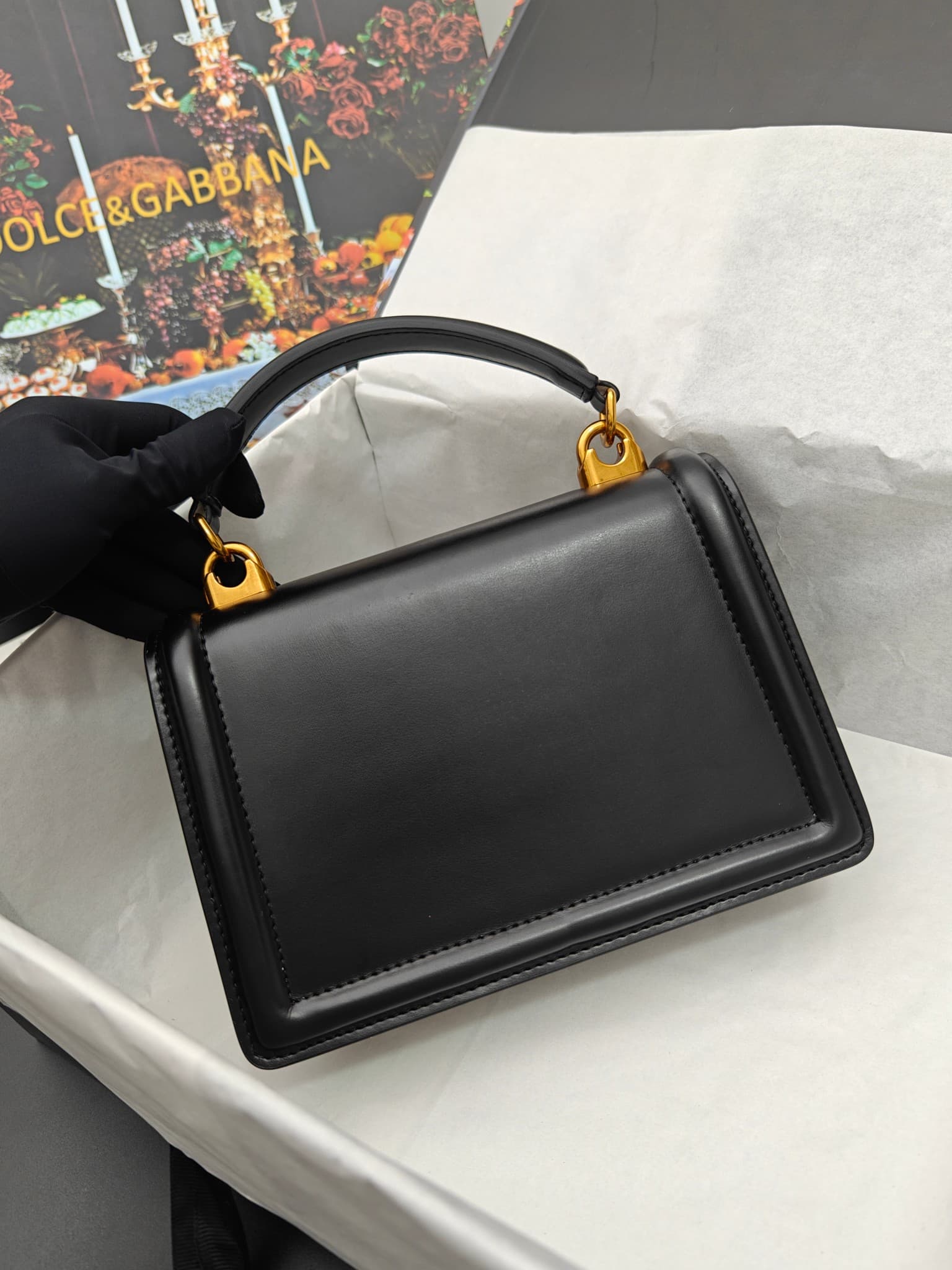 DG杜嘉班纳 Gold Crossbody Bag
