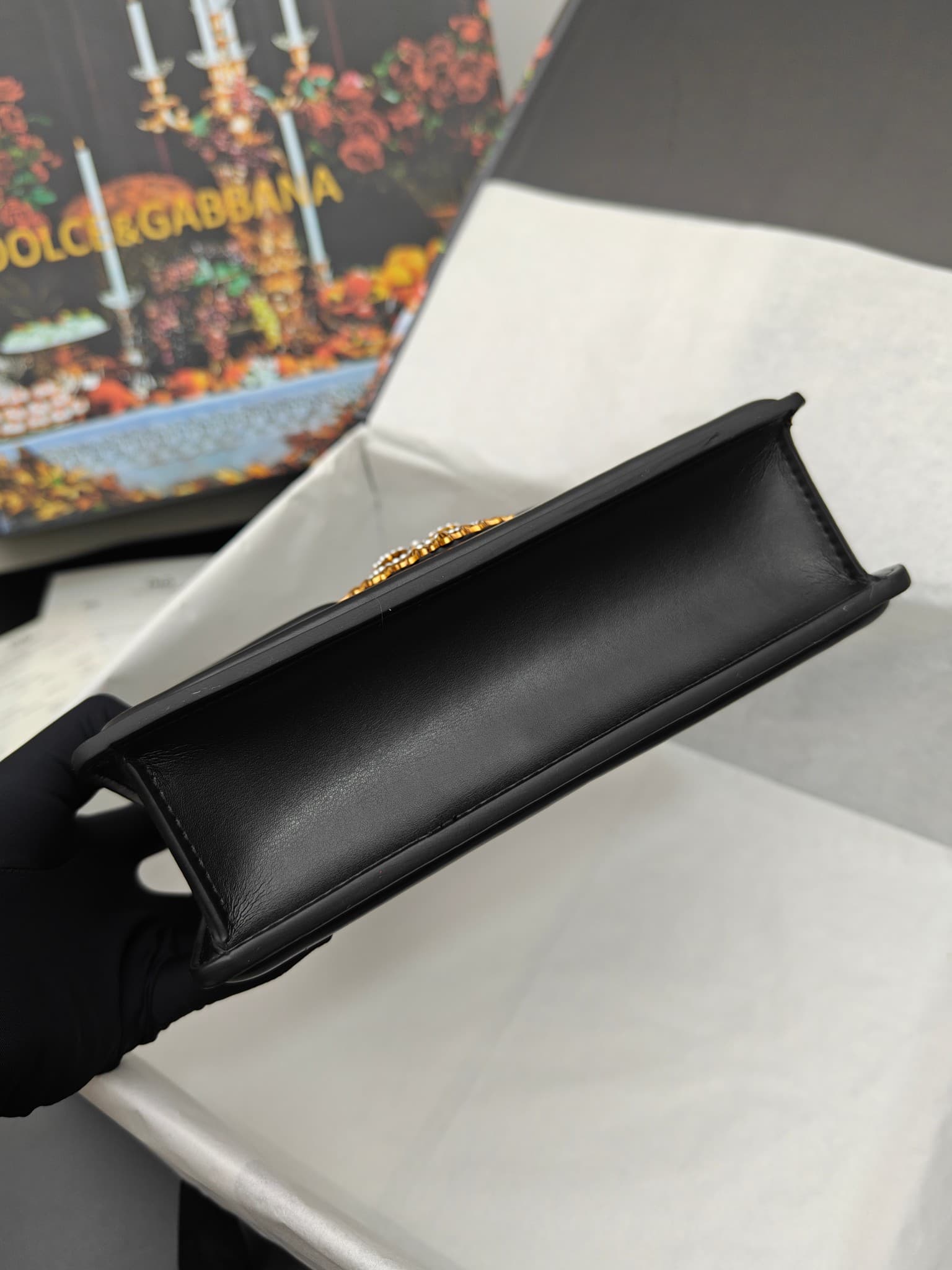 DG杜嘉班纳 Gold Crossbody Bag