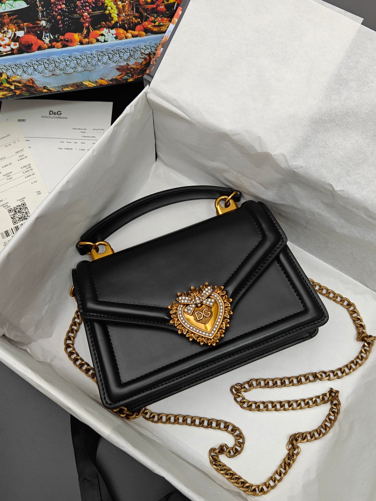 DG杜嘉班纳 Gold Crossbody Bag