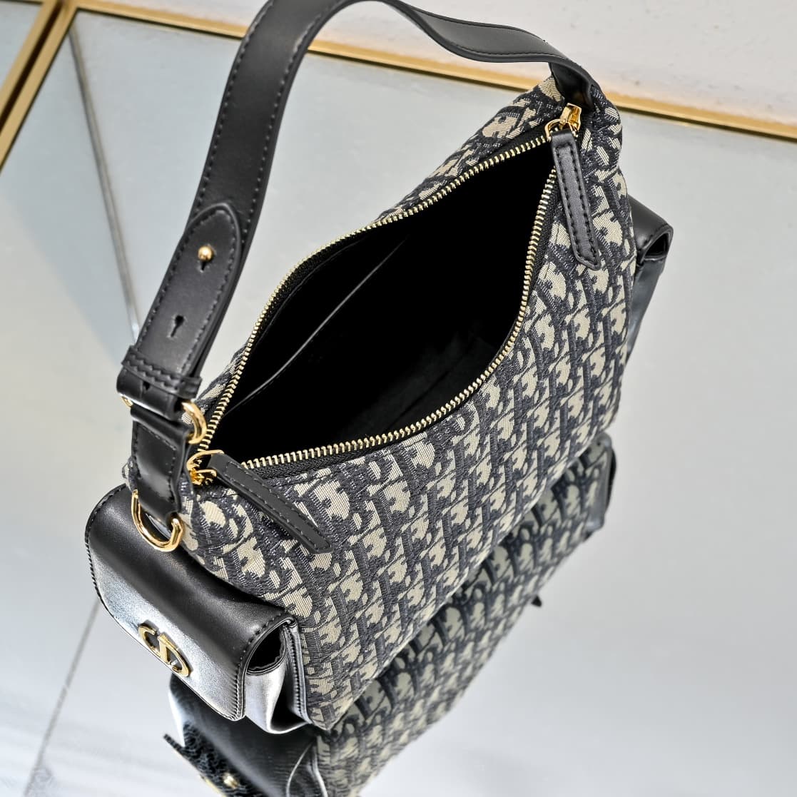 Dior Blue Large Crossbody Bag