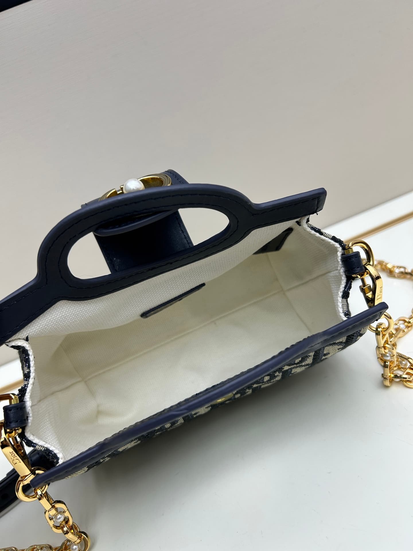 Dior White Mini Crossbody Bag