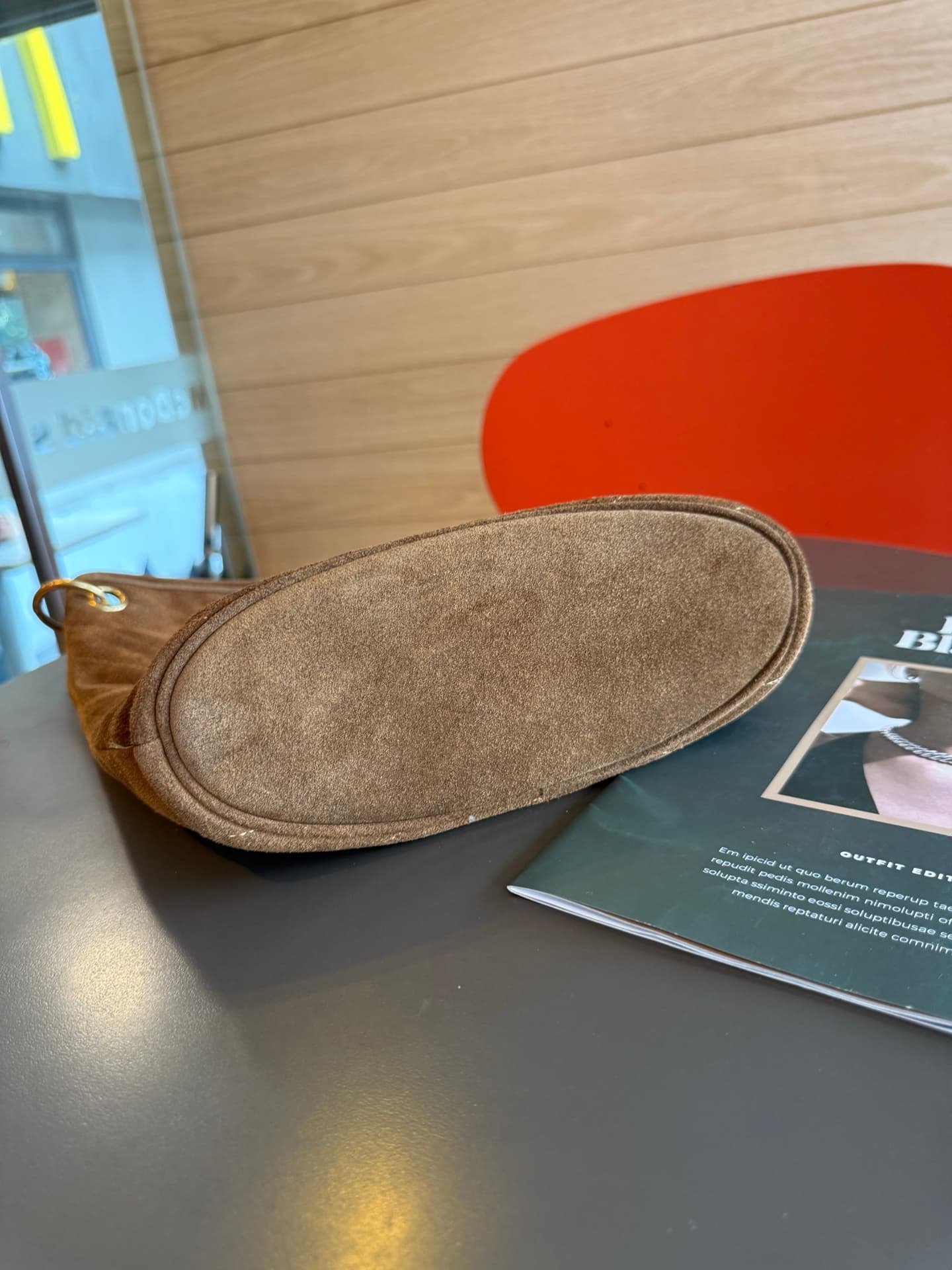 Saint Laurent Brown Small Bucket Bag 7010