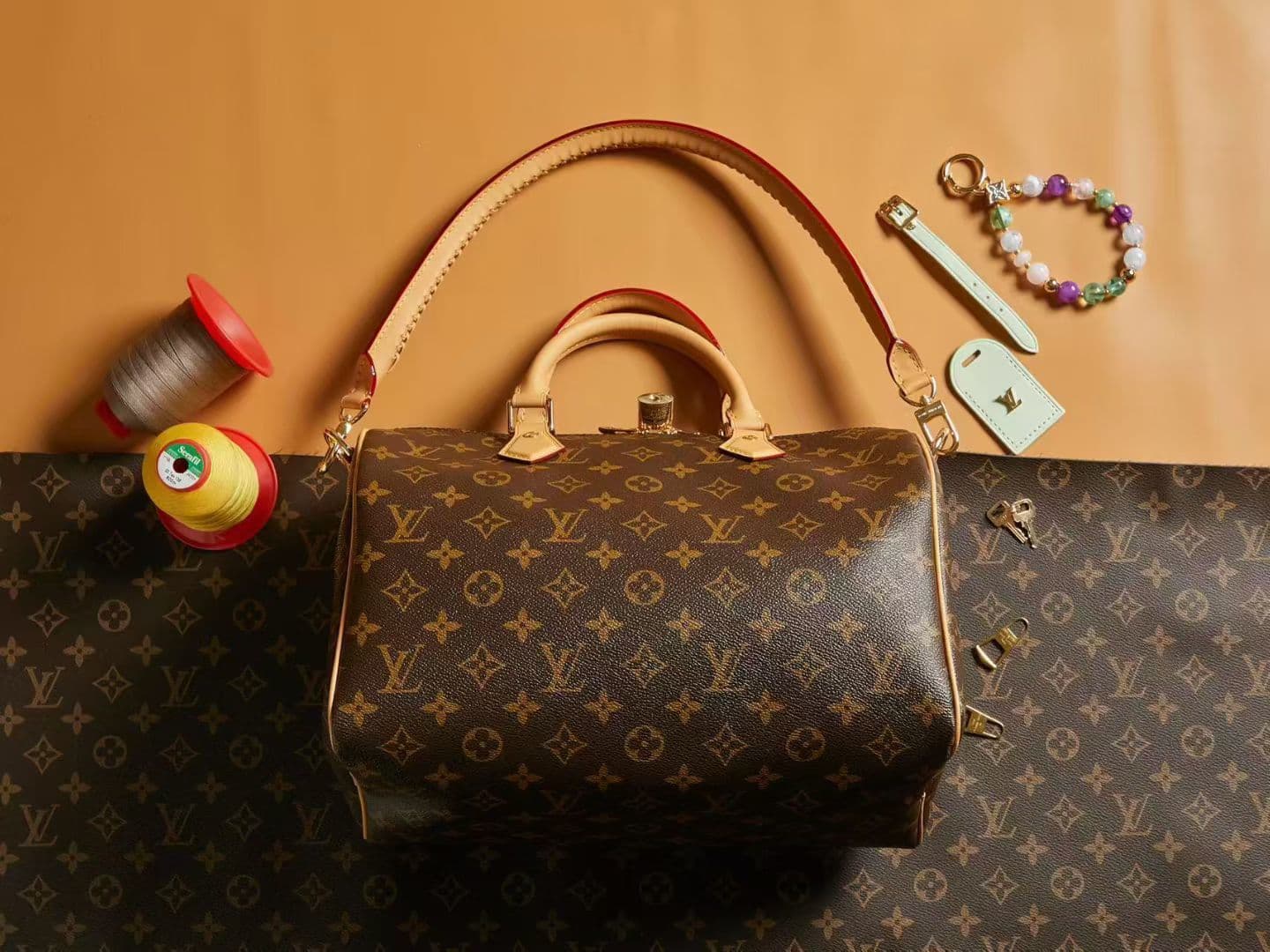Louis Vuitton Yellow Bag M41108