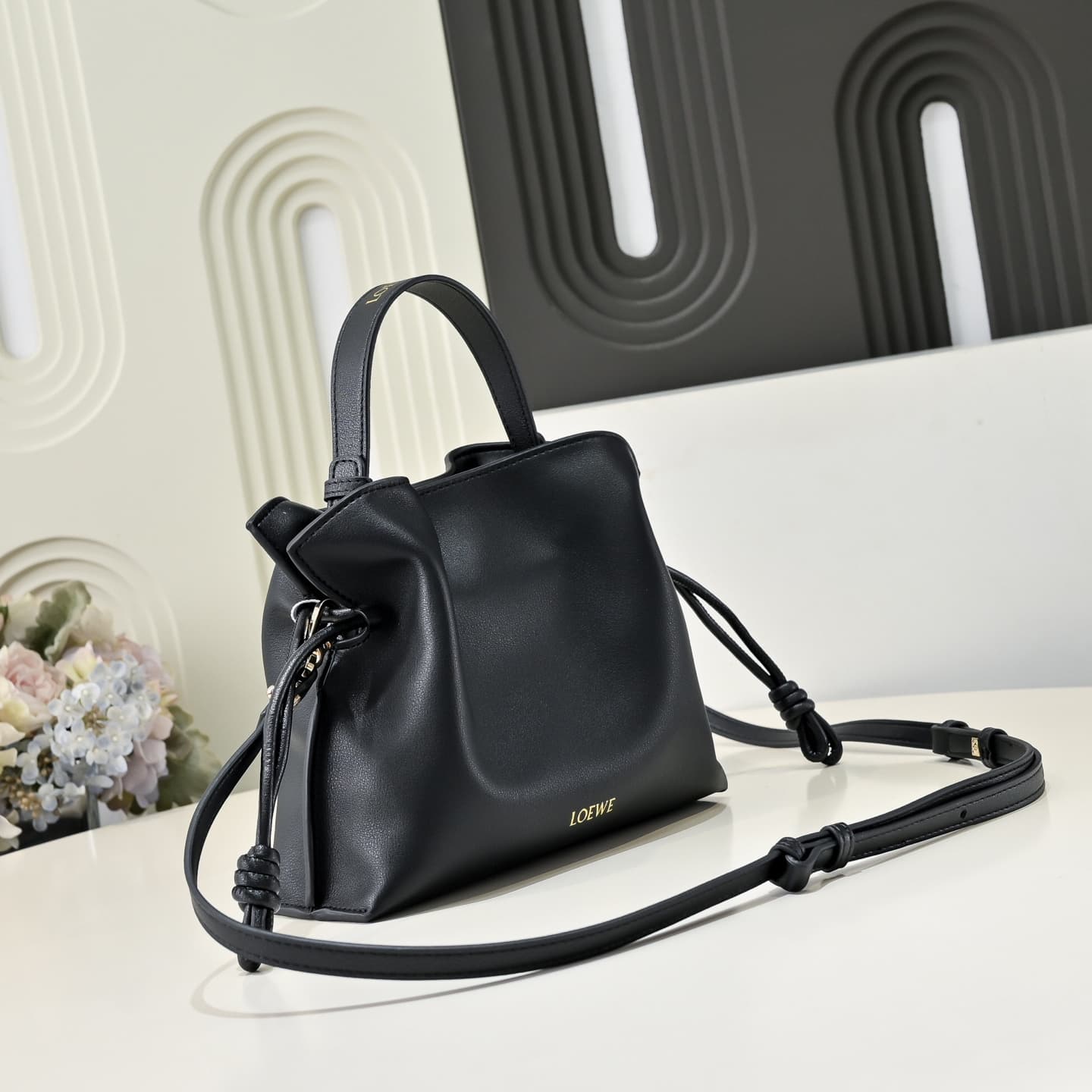 Loewe Gold Small Crossbody Bag