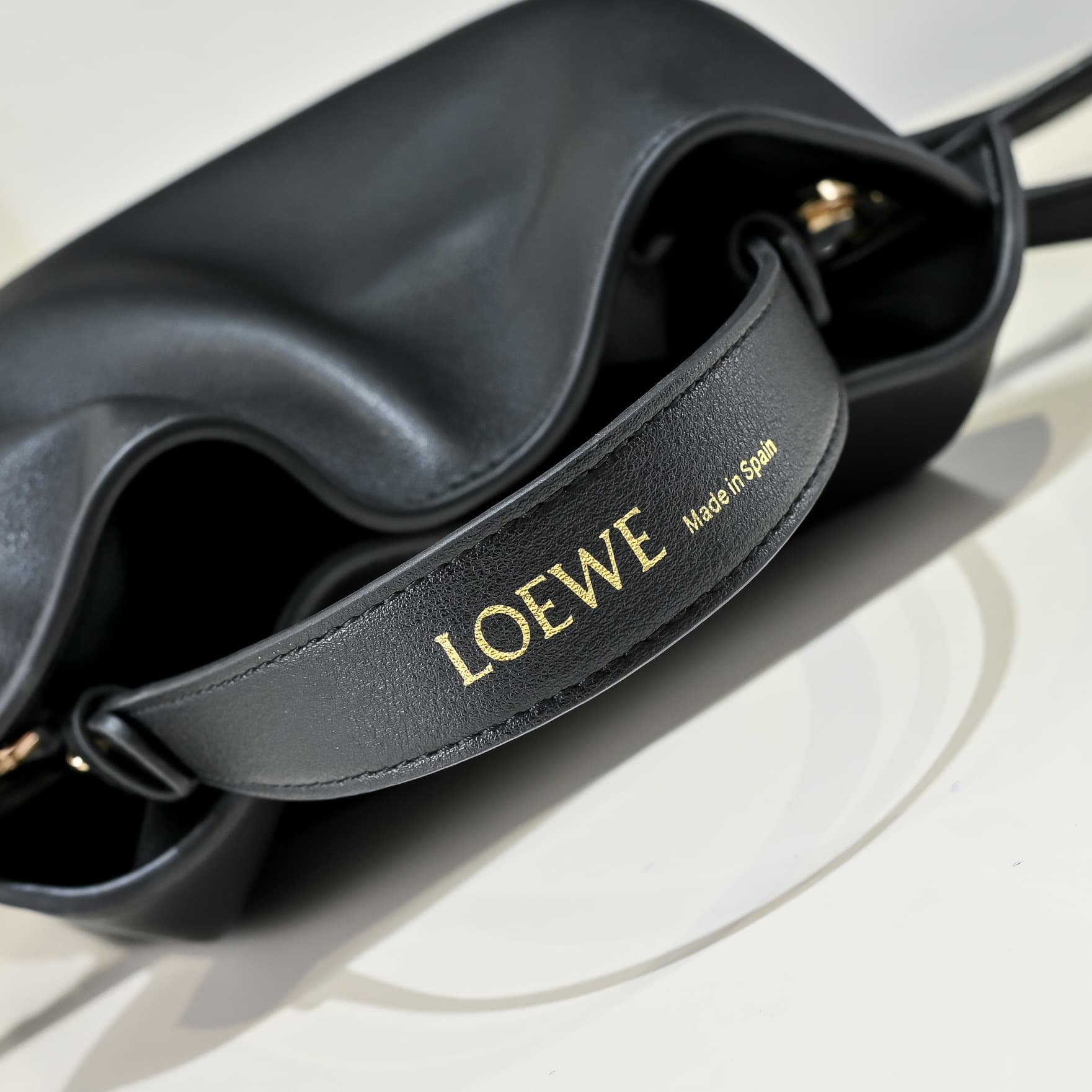 Loewe Gold Small Crossbody Bag