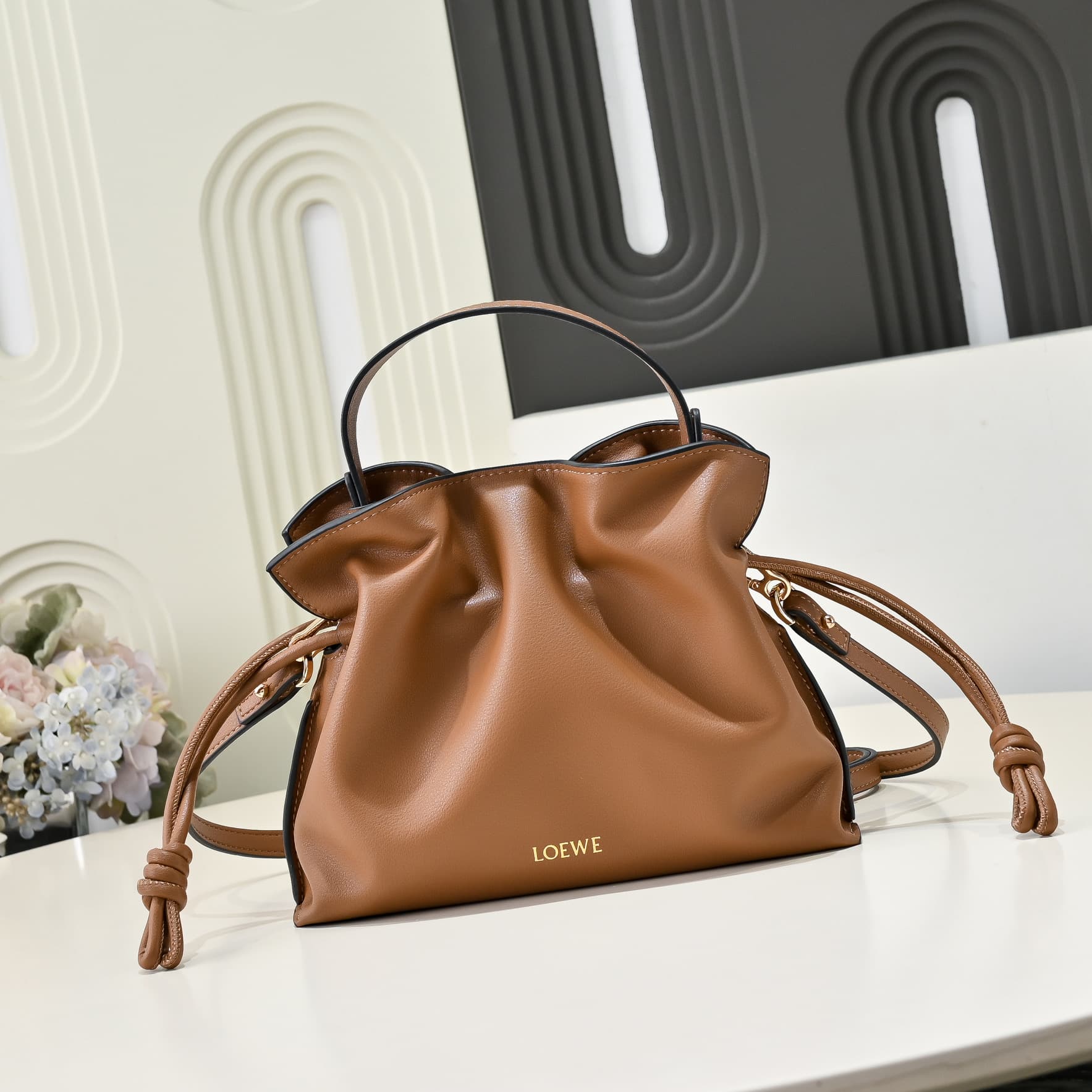 Loewe Gold Large Crossbody Bag