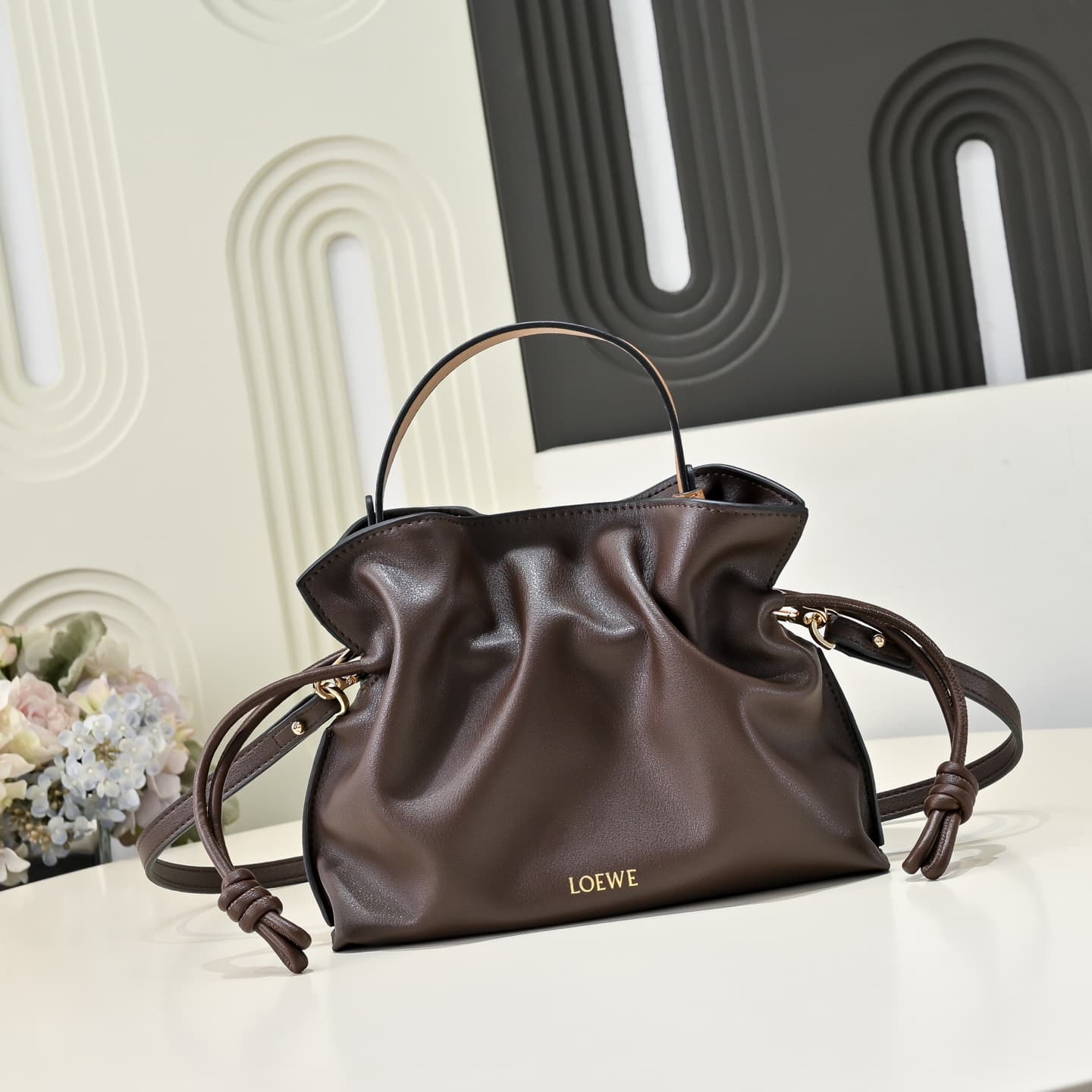 Loewe Gold Large Crossbody Bag