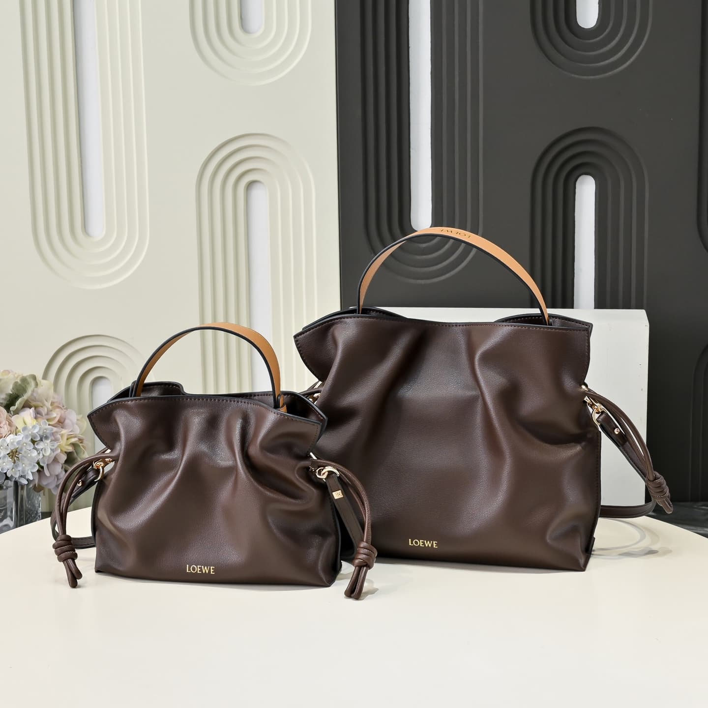 Loewe Gold Small Crossbody Bag