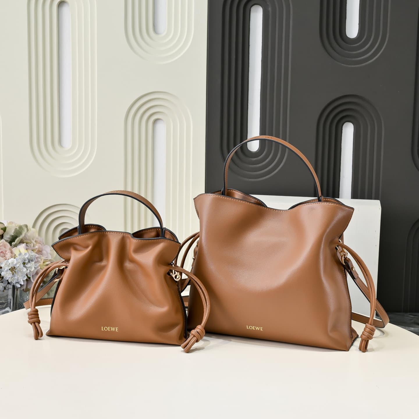 Loewe Gold Small Crossbody Bag