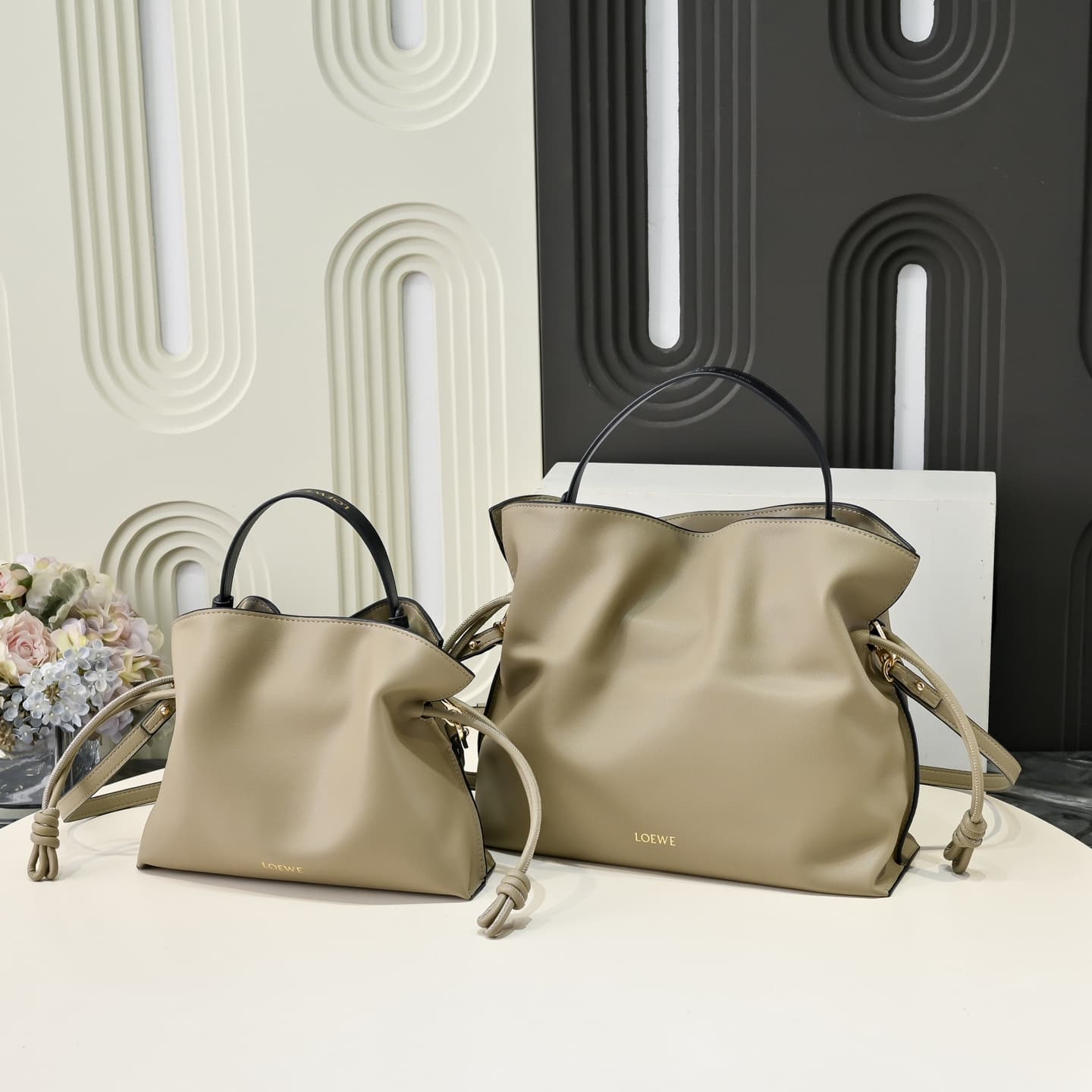 Loewe Gold Small Crossbody Bag