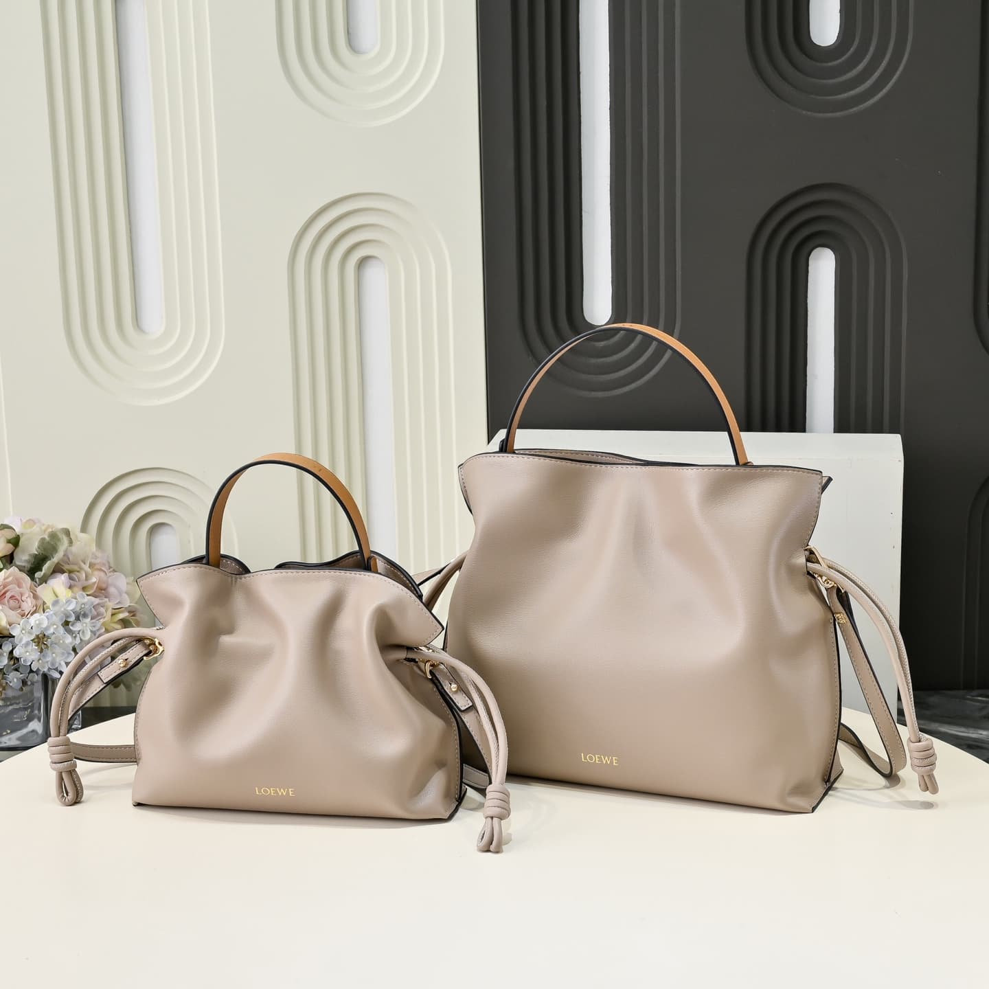 Loewe Gold Small Crossbody Bag