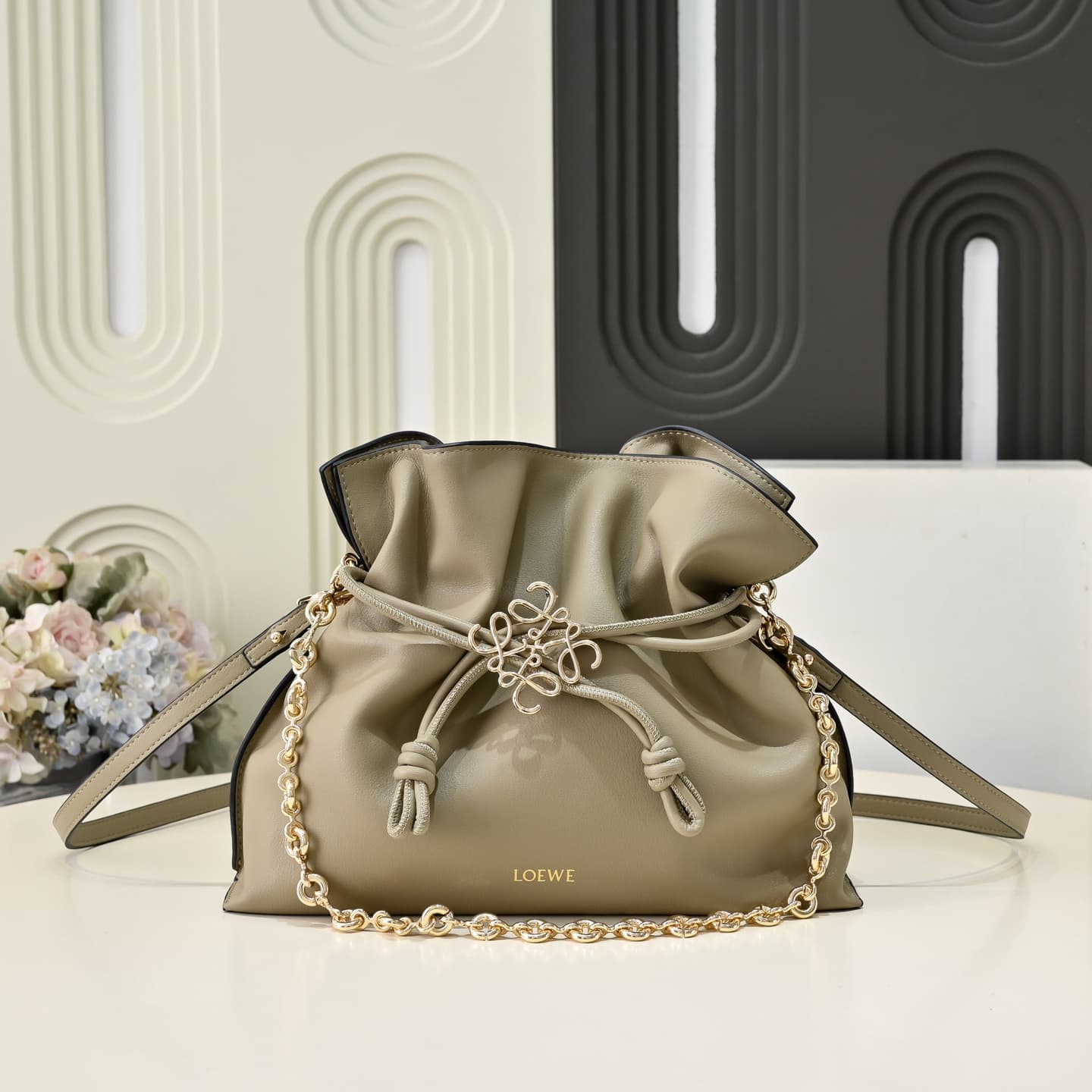 Loewe Gold Large Crossbody Bag