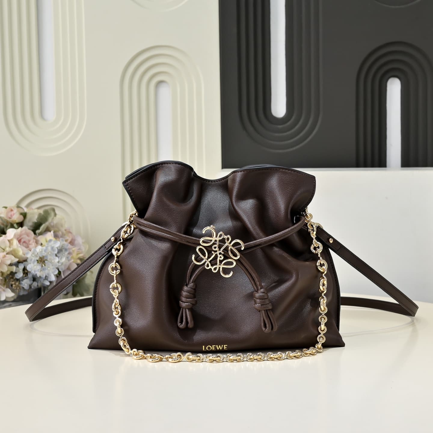 Loewe Gold Large Crossbody Bag