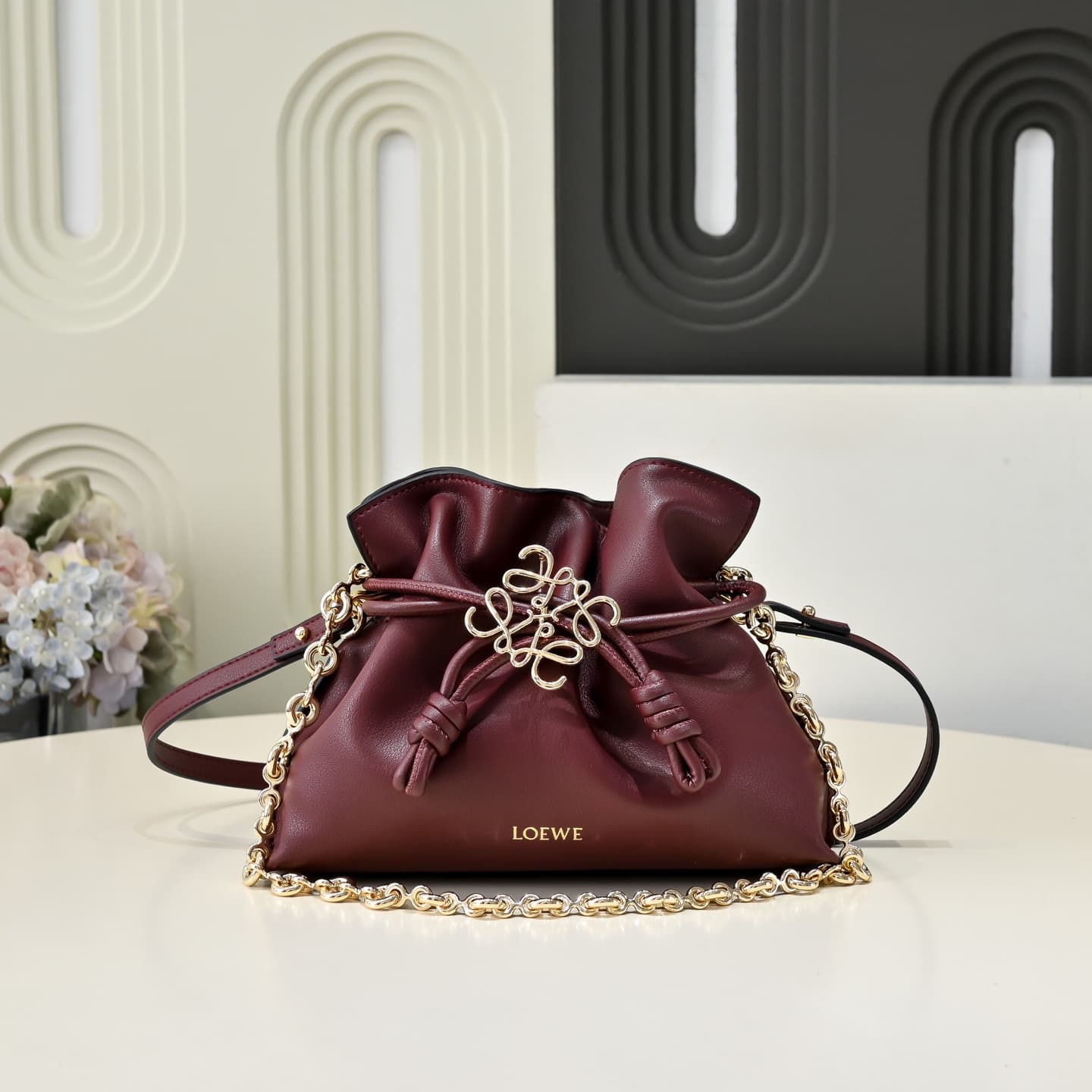 Loewe Gold Small Crossbody Bag