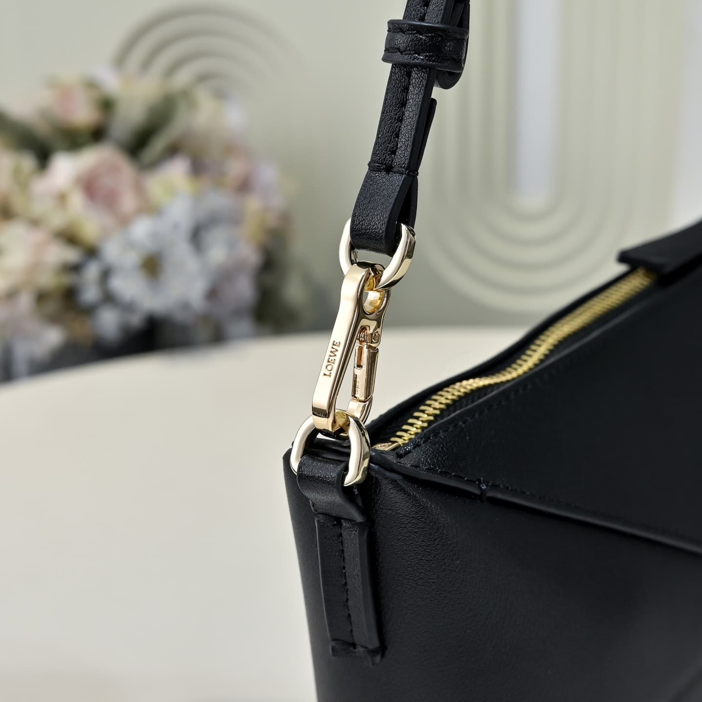 Loewe Gold Crossbody Bag