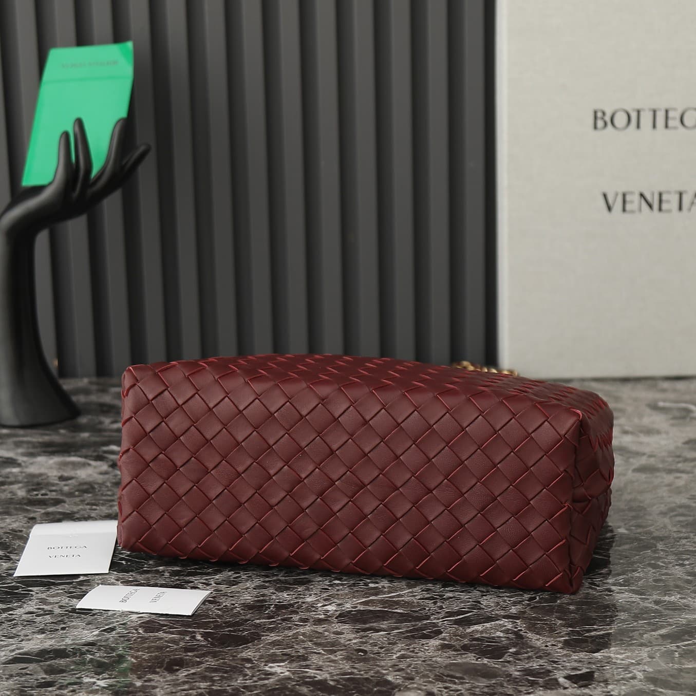 Bottega Veneta Black Medium Belt 786009