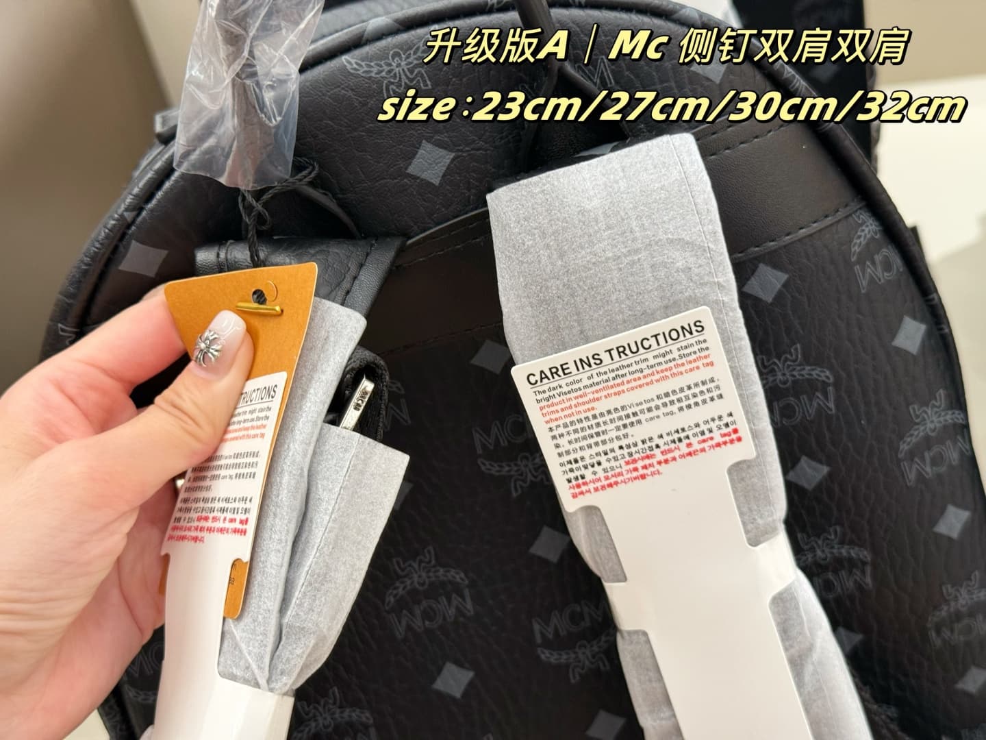 MCM原版 Gold Backpack